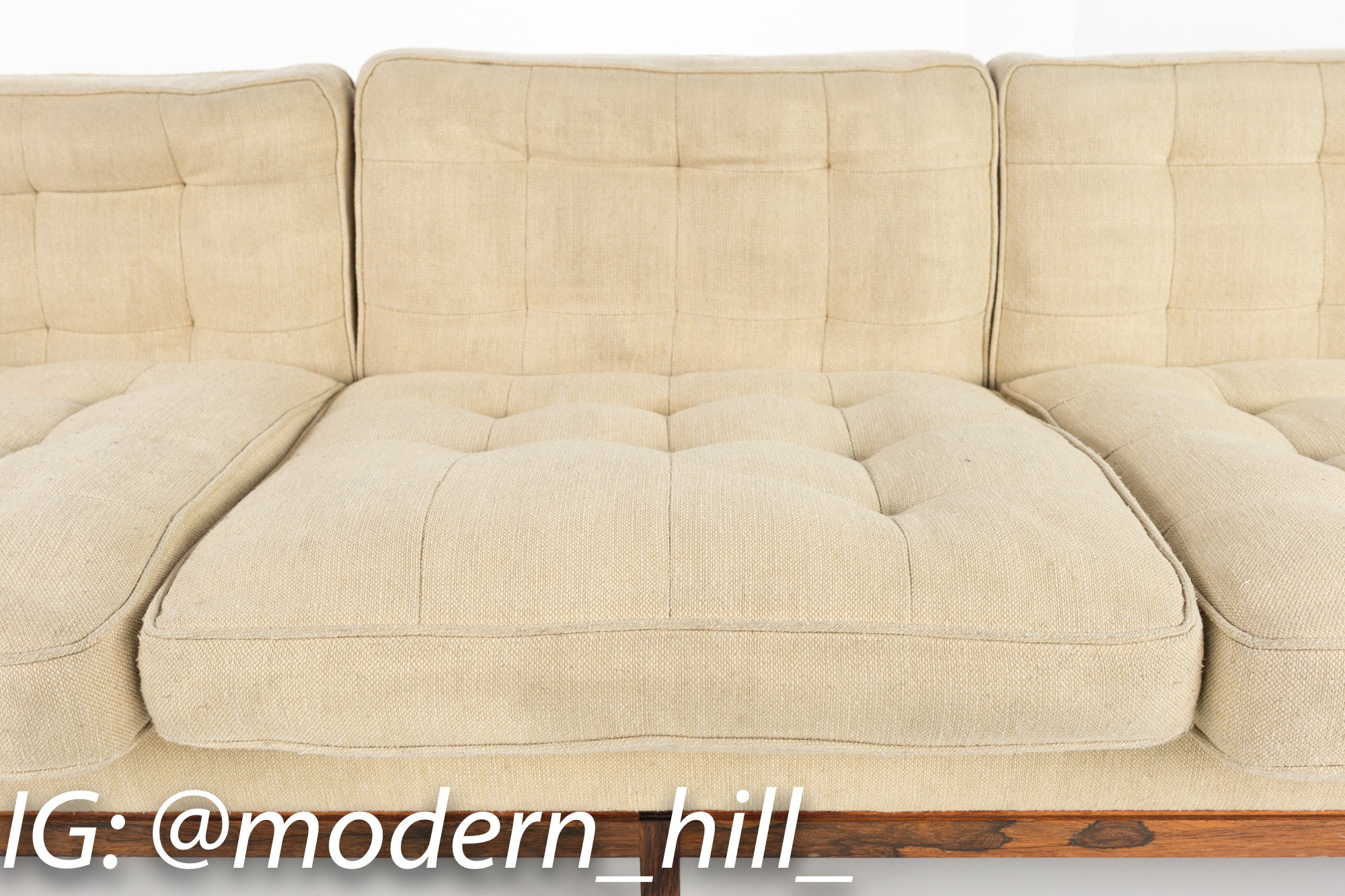 Images | Mid Century Modern Furniture - Mid Century Furniture Chicago Early Florence Knoll Mid Century Rosewood Club Sofa