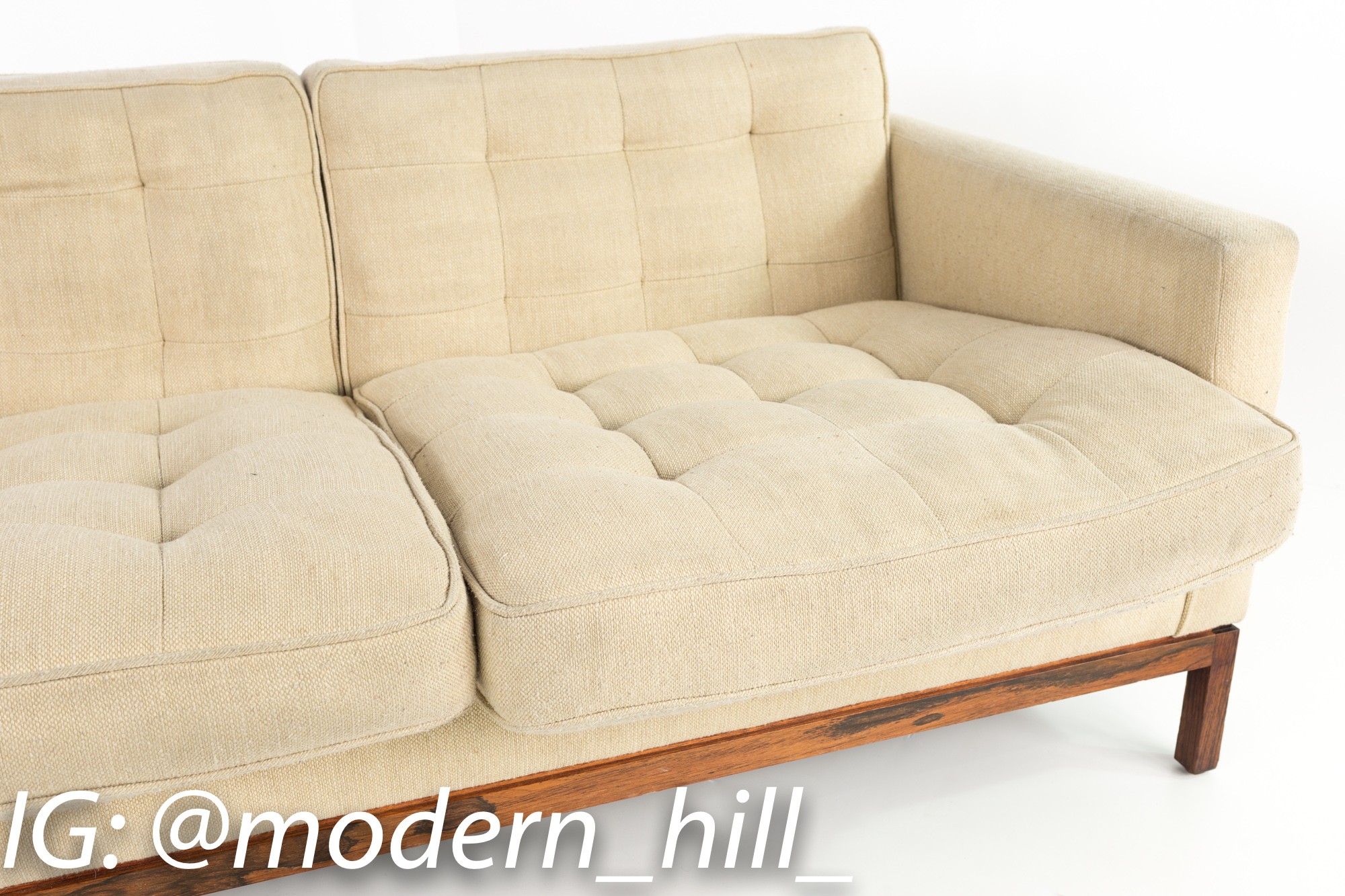 Images | Mid Century Modern Furniture - Mid Century Furniture Chicago Early Florence Knoll Mid Century Rosewood Club Sofa