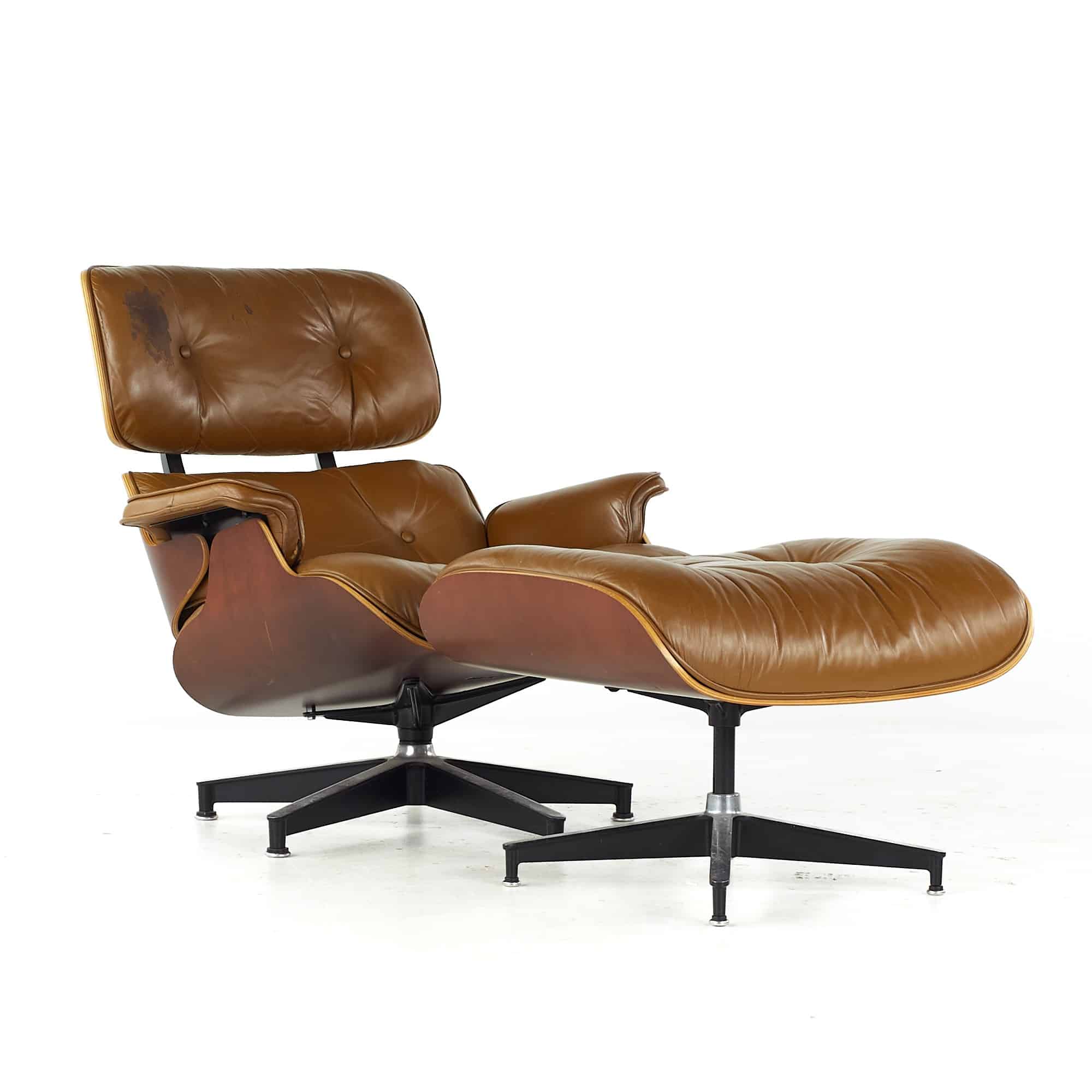Charles and Ray Eames Mid Century Cherry Lounge Chair