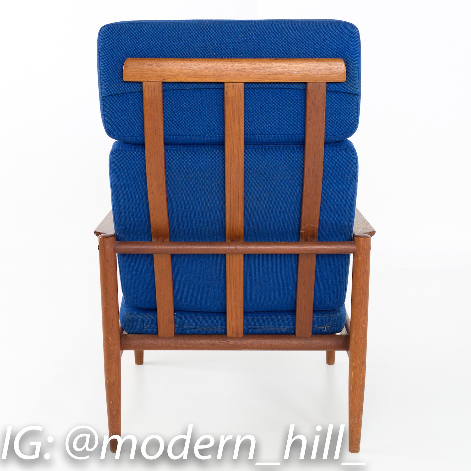 Borge Jensen High Back Danish Mid Century Modern Lounge Chair