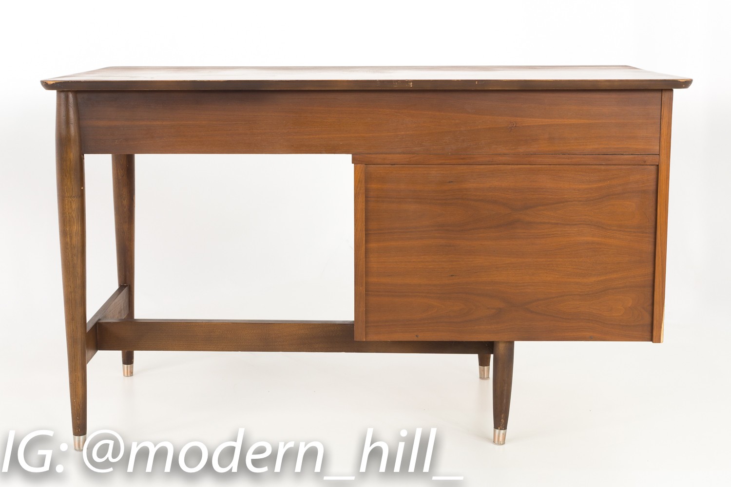 Mainline by Hooker Single Sided Mid Century Floating Display Desk