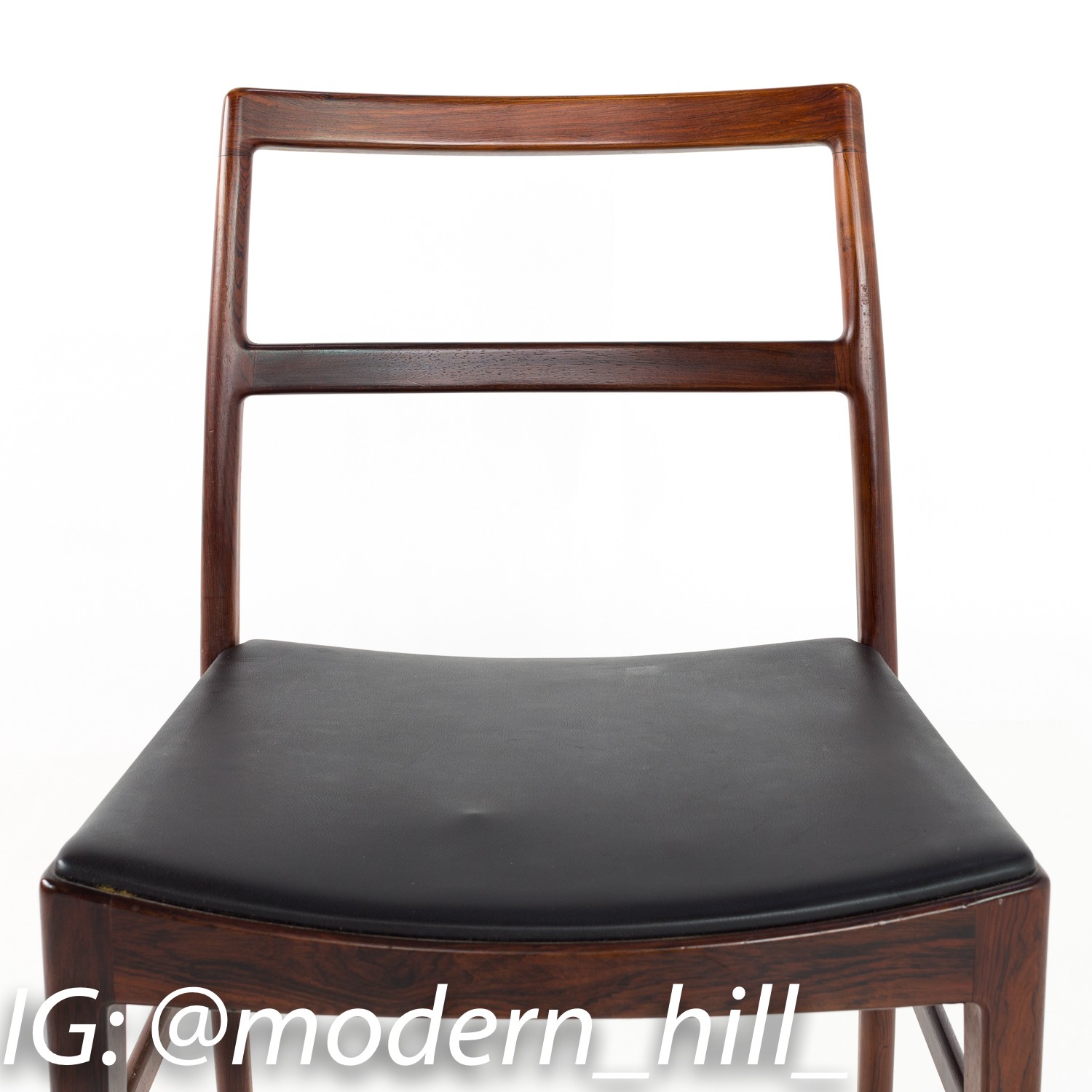 Arne Vodder for Sibast 430 Mid Century Rosewood and Leather