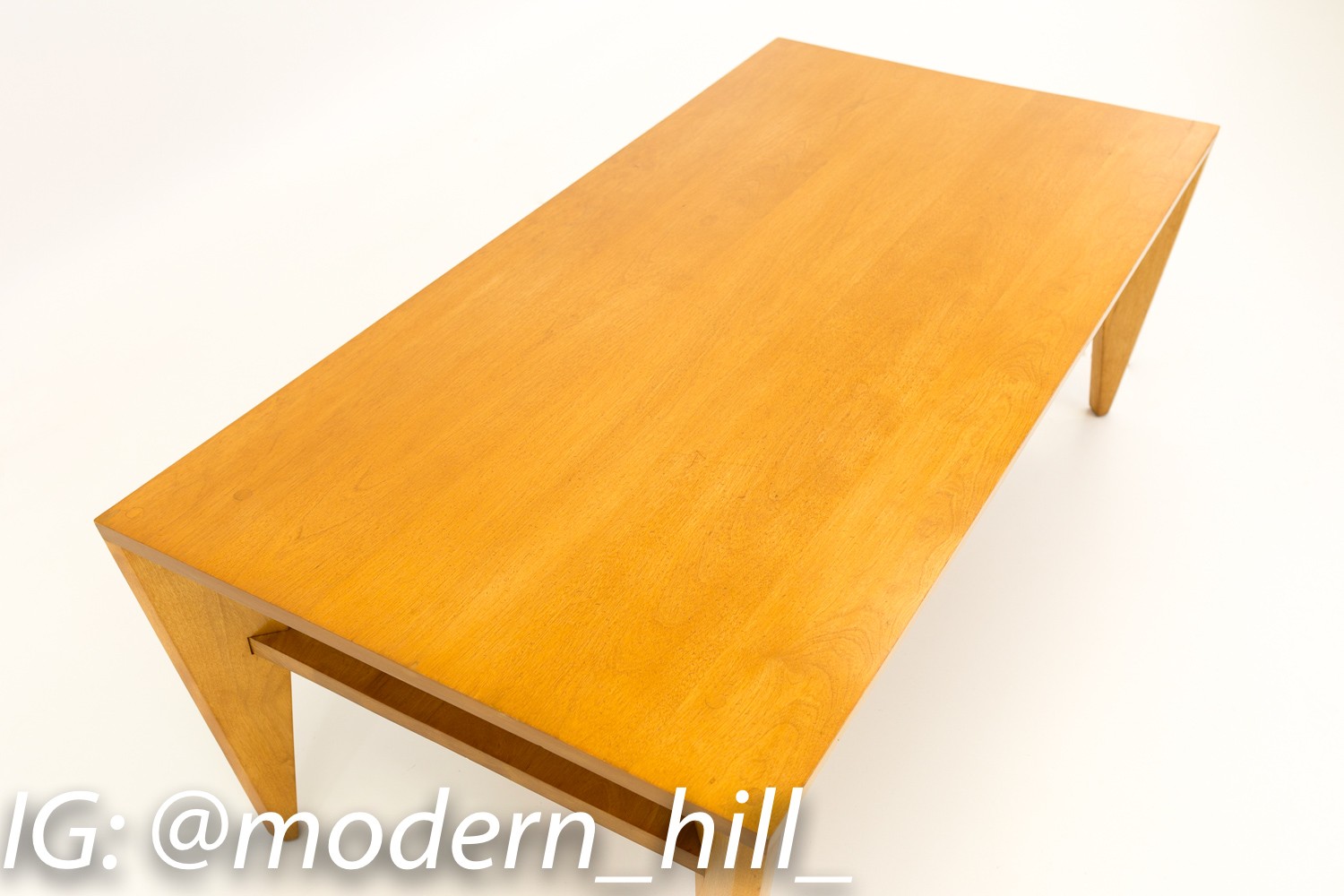 Russel Wright for Conant Ball Mid Century Modern Mates Birch Blonde Coffee Table