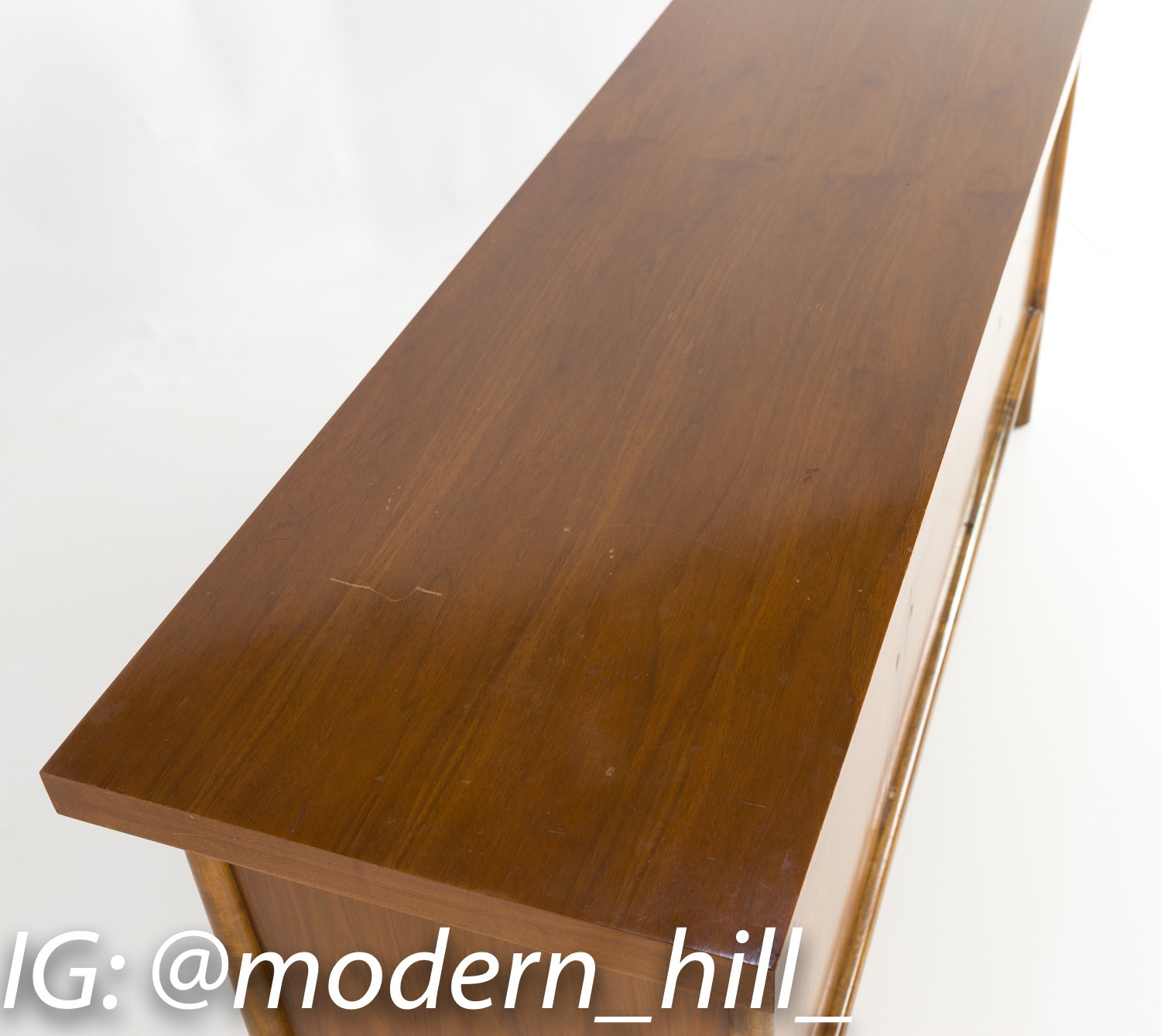 Th Robsjohn-gibbings for Widdicomb Chinoiserie Mid Century Modern Sideboard Credenza