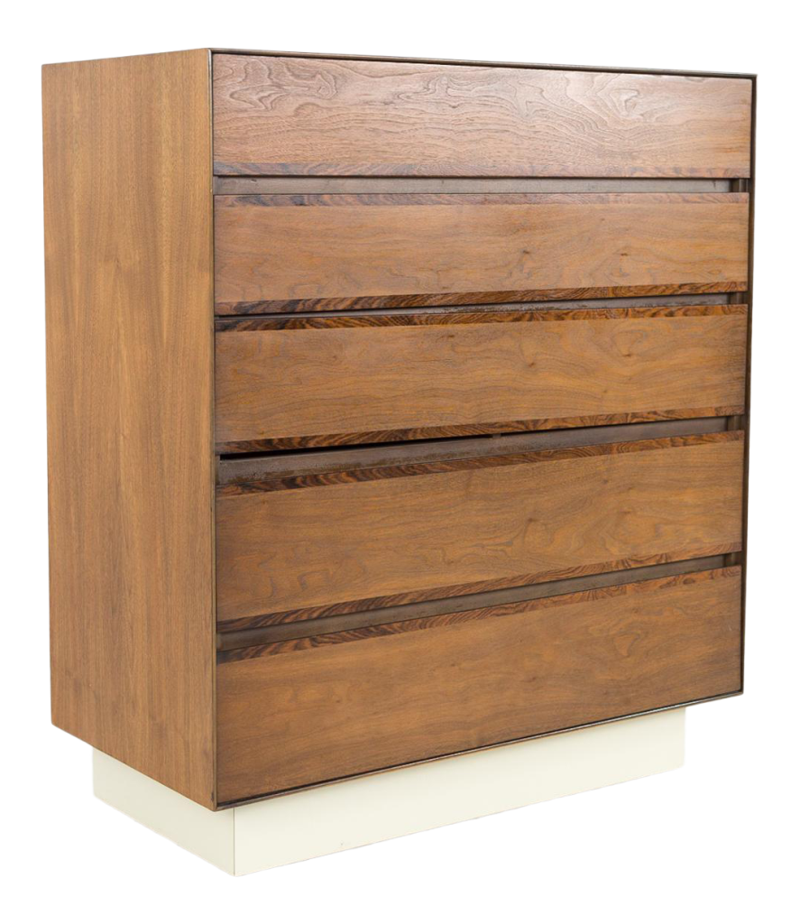 H Paul Browning for Stanley Furniture Mid Century Walnut and Rosewood