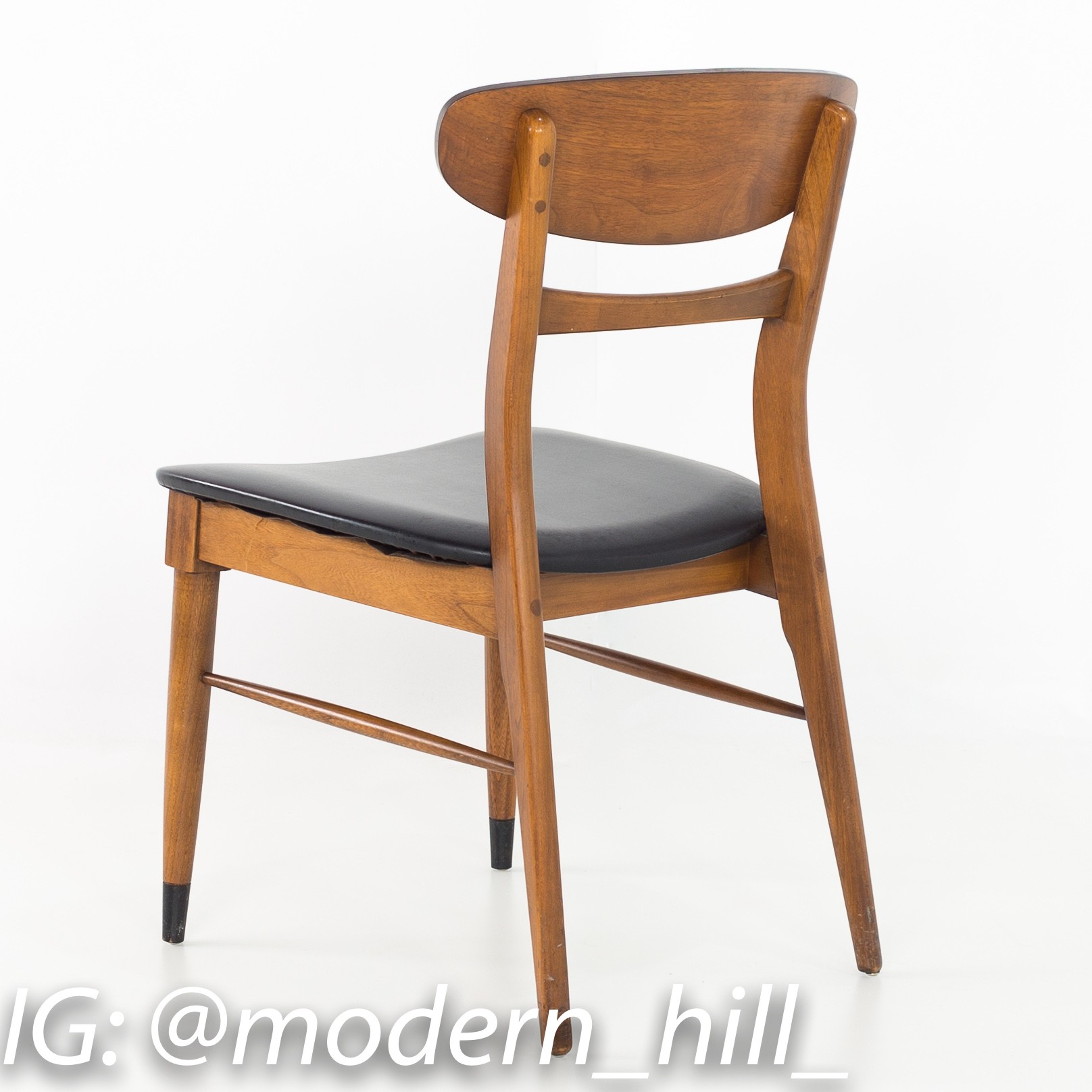 Andre Bus for Lane Acclaim Mid Century Walnut Dovetail Dining Chairs - Set of 6