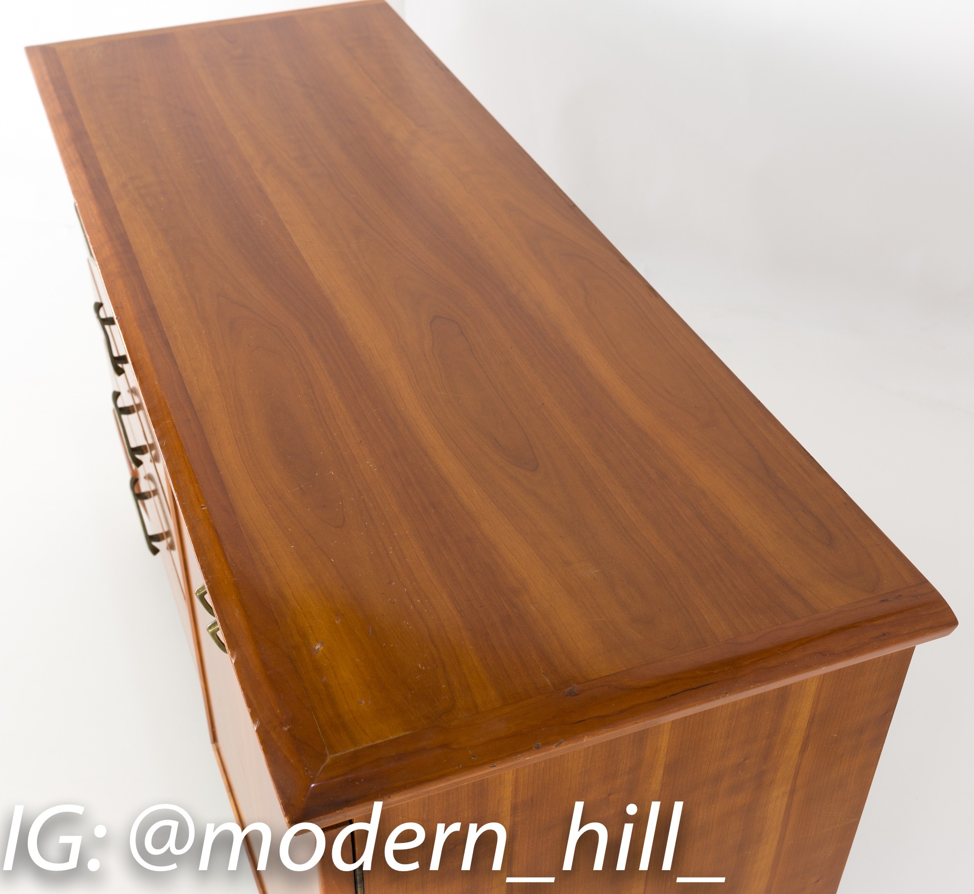 Mid Century Modern Cherry Buffet and Hutch