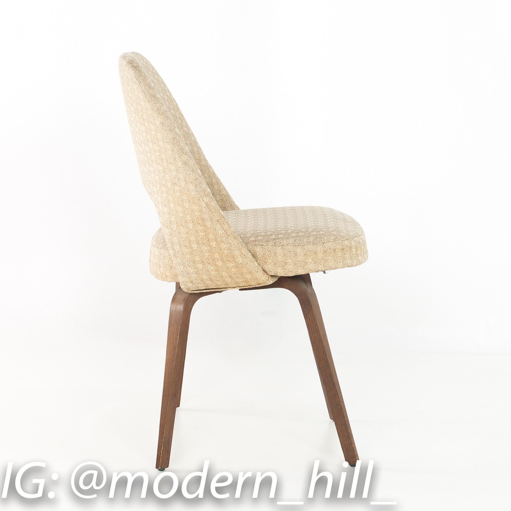 Eero Saarinen for Knoll Mid Century Modern Armless Executive Dining or Desk Chairs - Set of 8