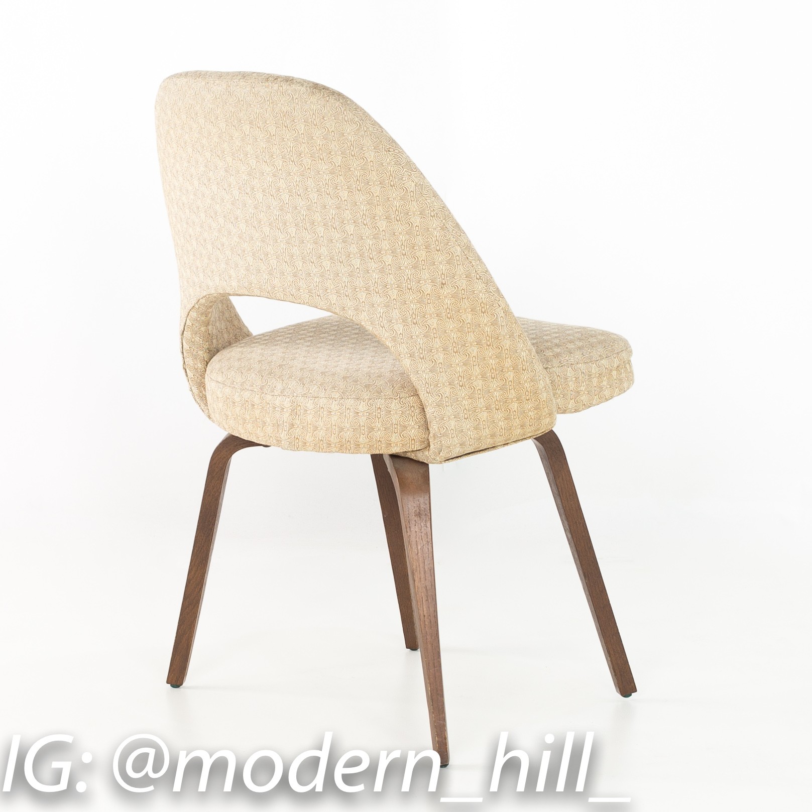 Eero Saarinen for Knoll Mid Century Modern Armless Executive Dining or Desk Chairs - Set of 8