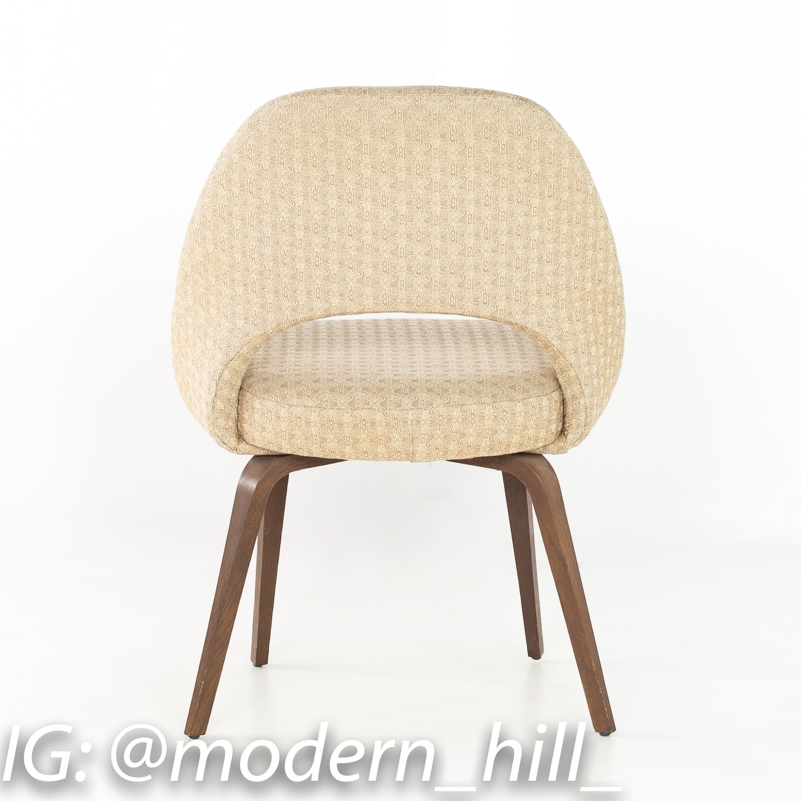 Eero Saarinen for Knoll Mid Century Modern Armless Executive Dining or Desk Chairs - Set of 8