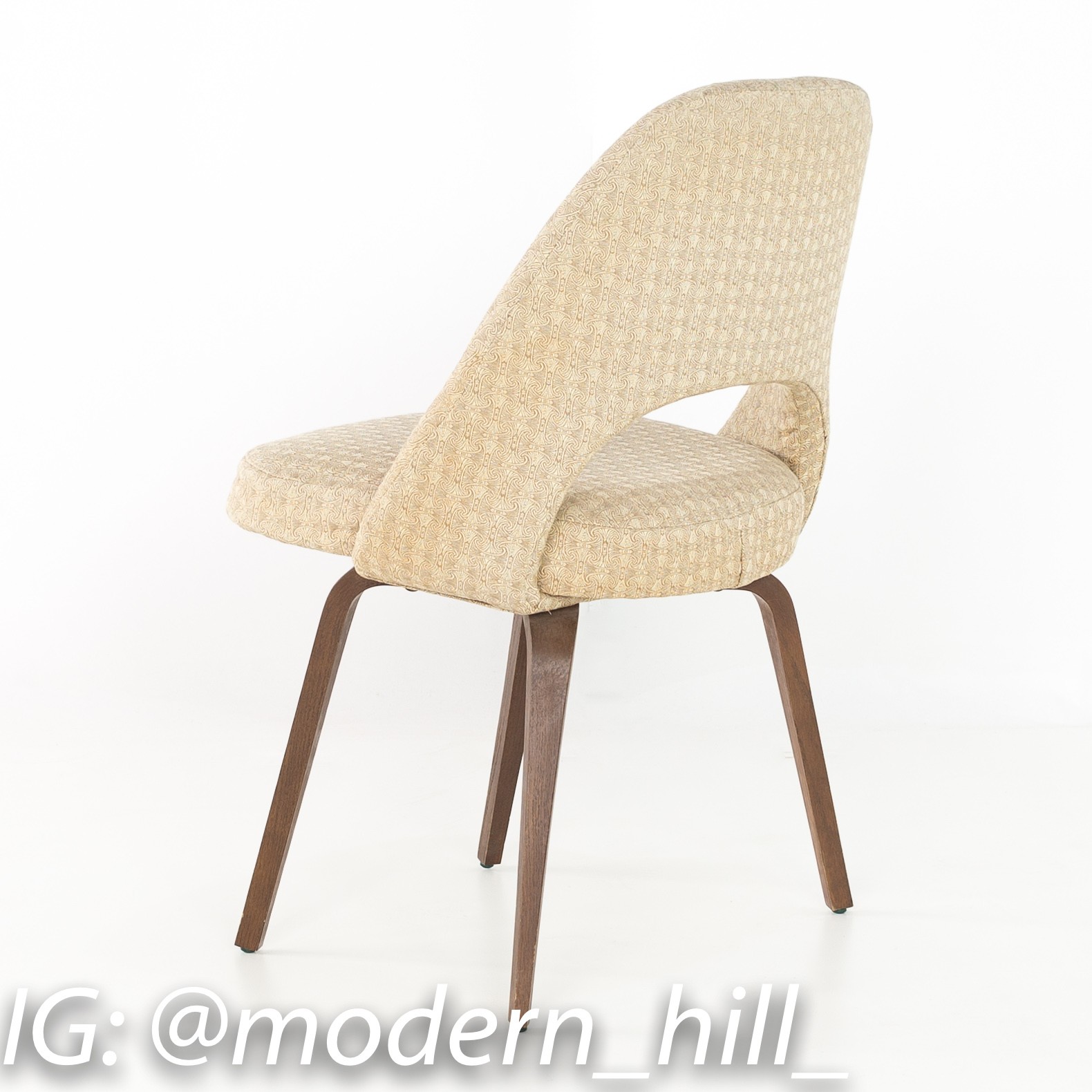 Eero Saarinen for Knoll Mid Century Modern Armless Executive Dining or Desk Chairs - Set of 8