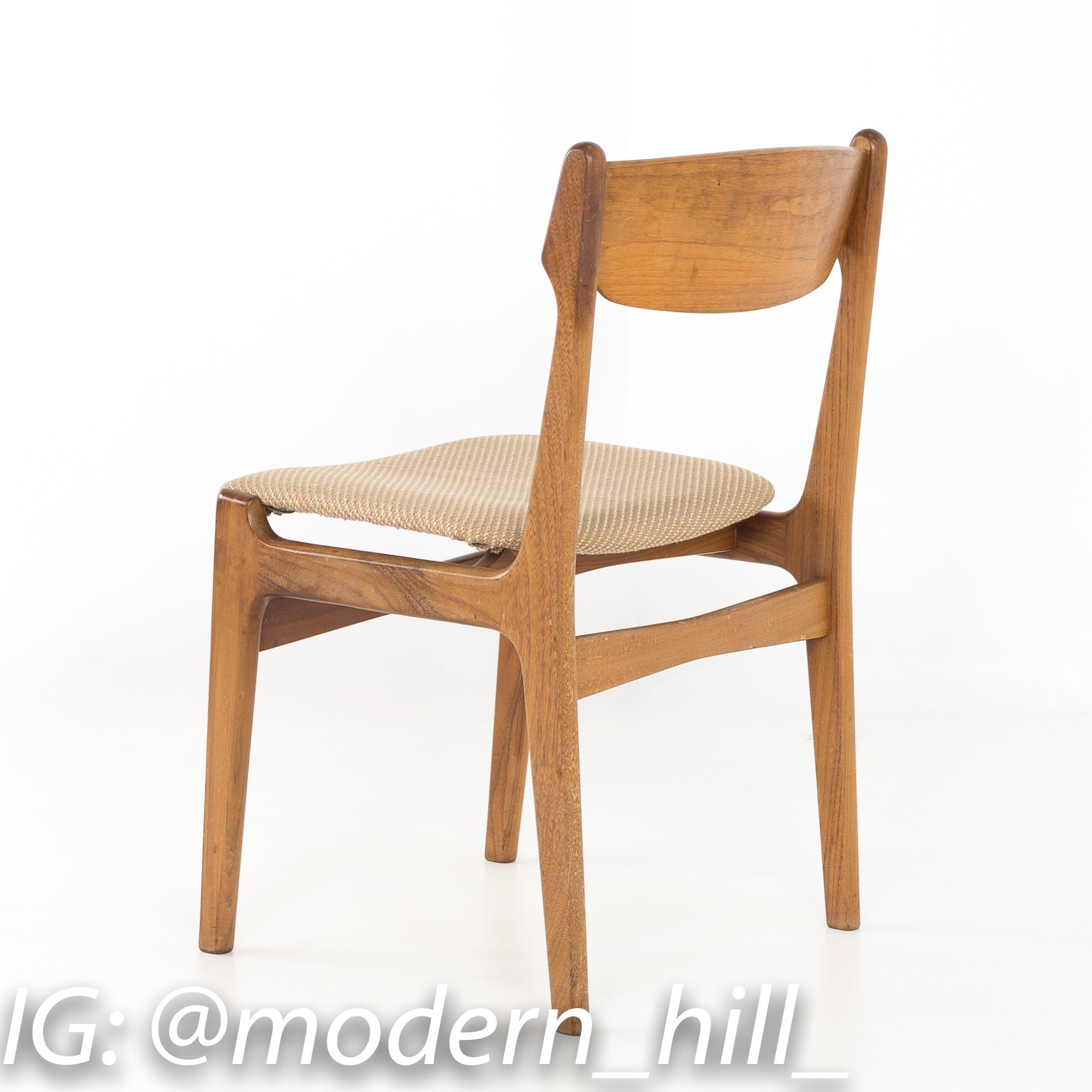 Erik Buck Mid Century Modern Danish Teak Dining Chairs - Set of 6