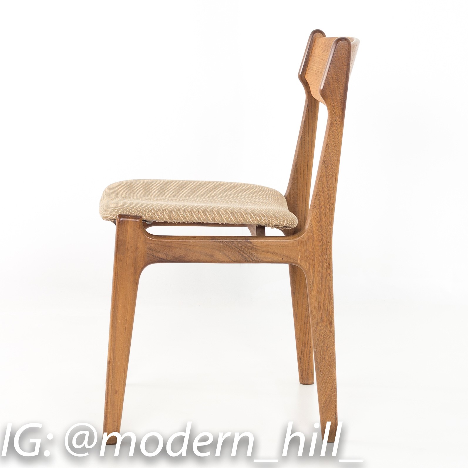 Erik Buck Mid Century Modern Danish Teak Dining Chairs - Set of 6