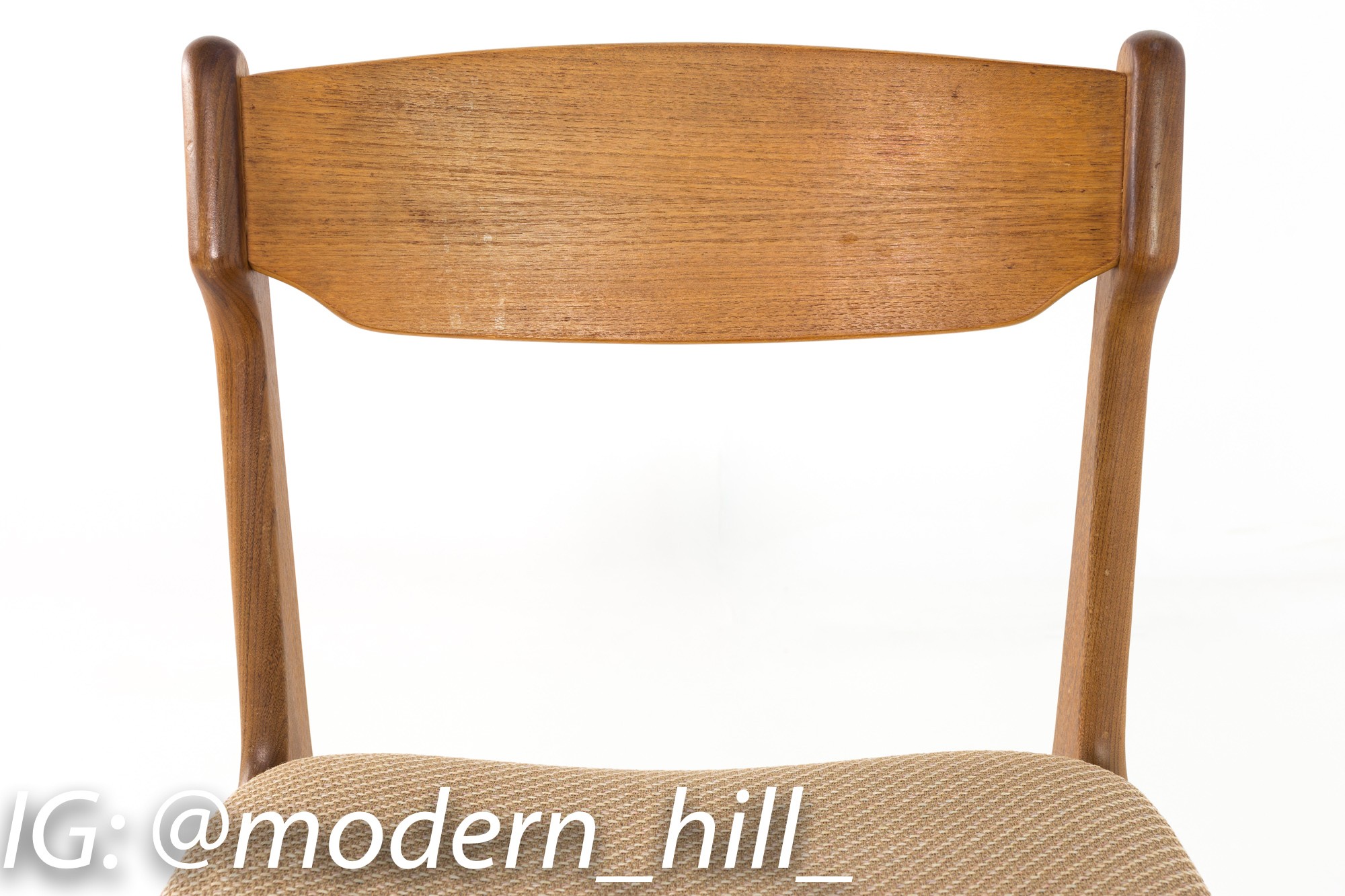 Erik Buck Mid Century Modern Danish Teak Dining Chairs - Set of 6