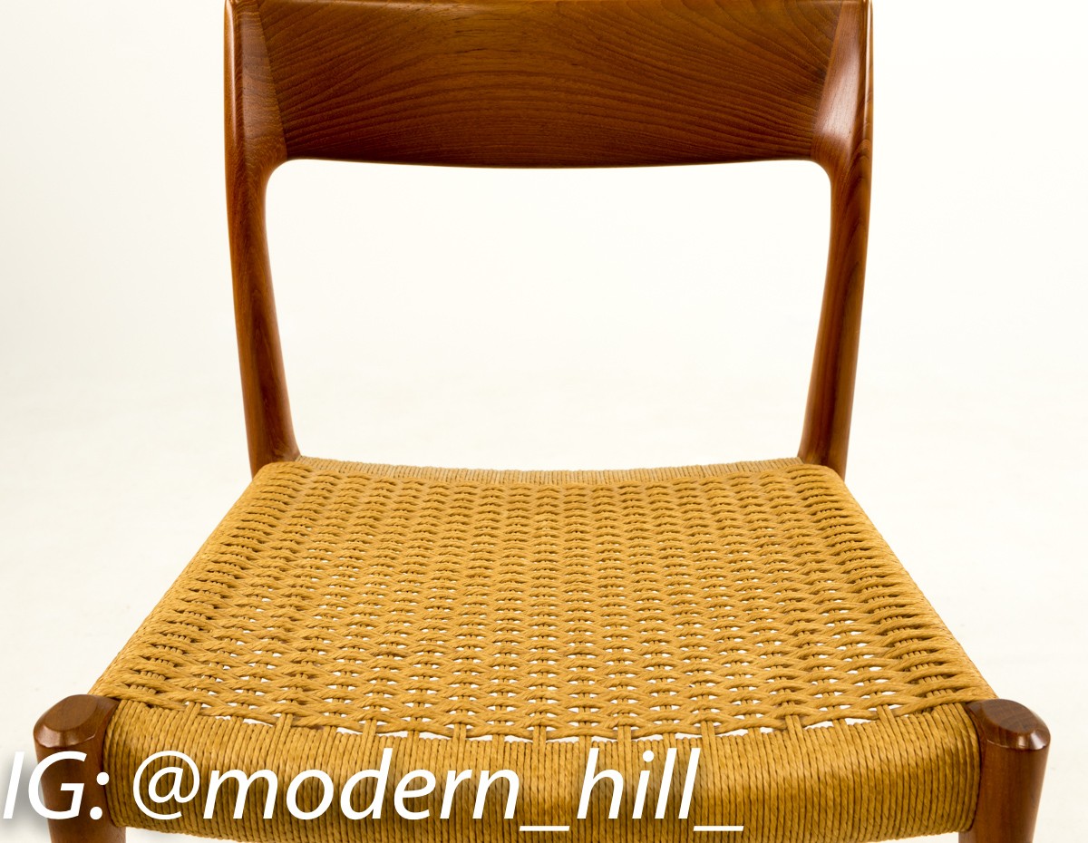 Niels Moller No 77 Caned Dining Chair Set of 6