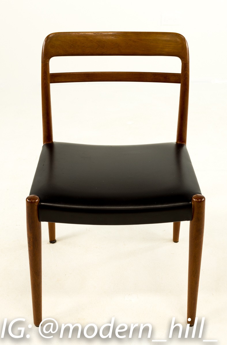 Danish Teak Mid-century Dining Chairs Set of 6