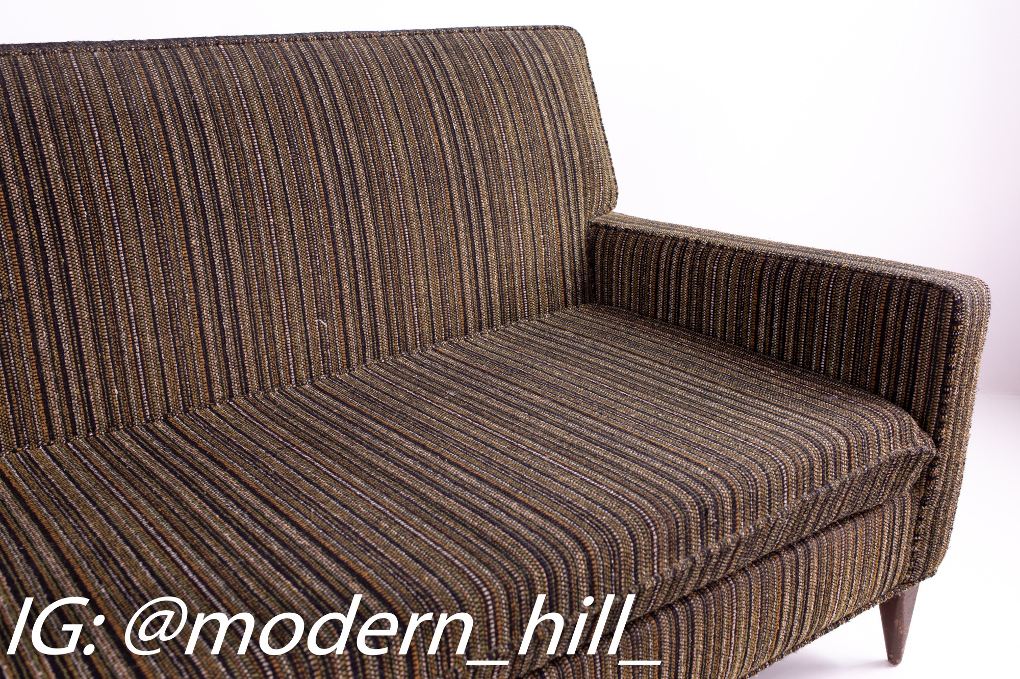 Paul Mccobb Mid Century 2 Piece 4 Seater Sectional Sofa