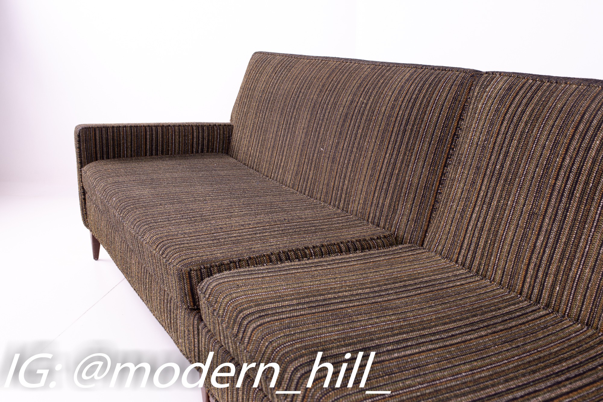 Paul Mccobb Mid Century 2 Piece 4 Seater Sectional Sofa
