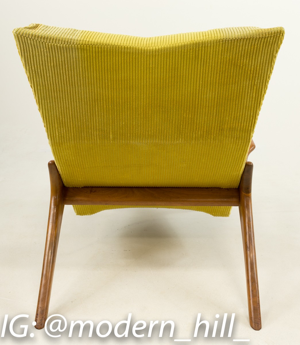 Adrian Pearsall Rare Wingback Lounge Chair