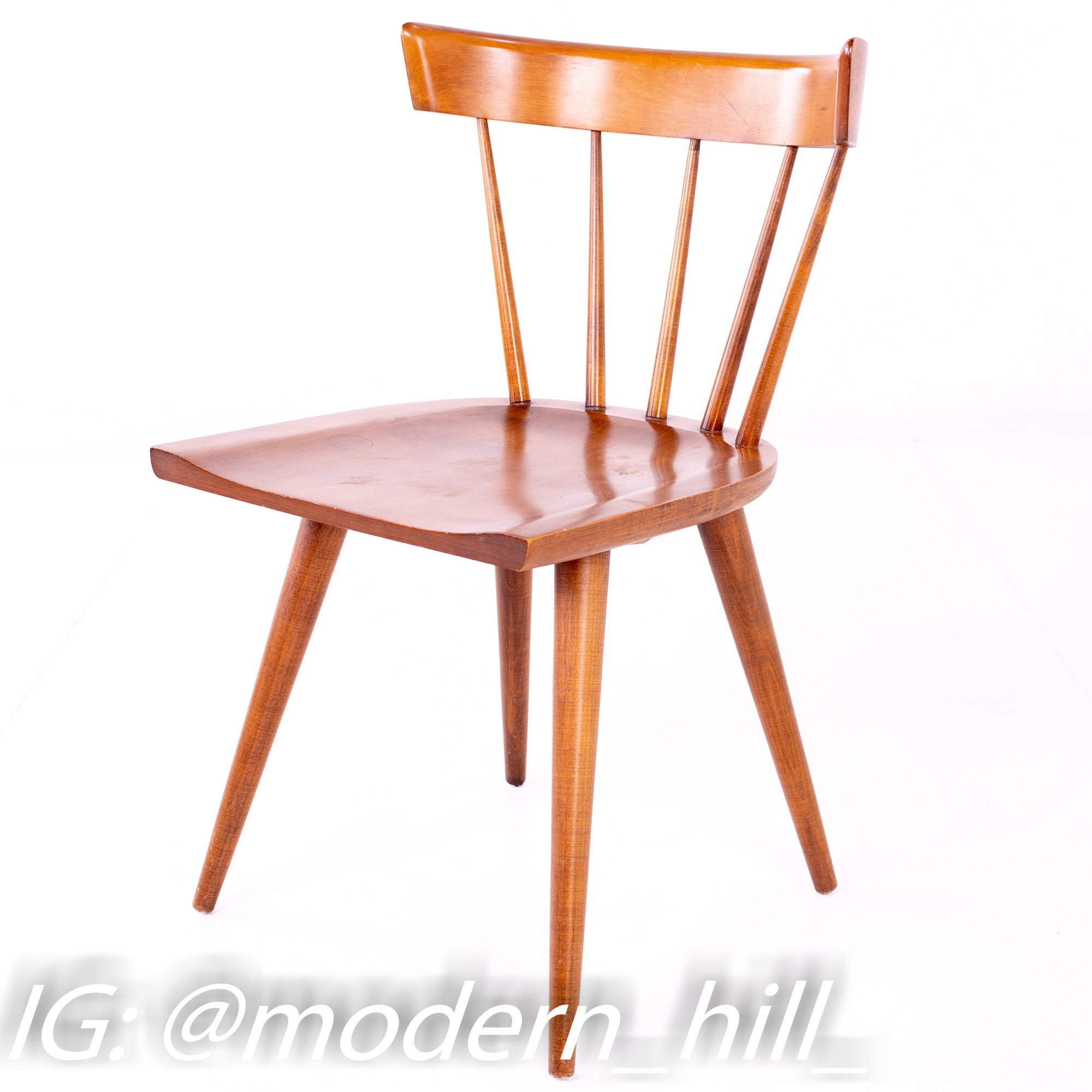 Paul Mccobb for Planner Group Mid Century Maple Dining Chairs - Set of 5