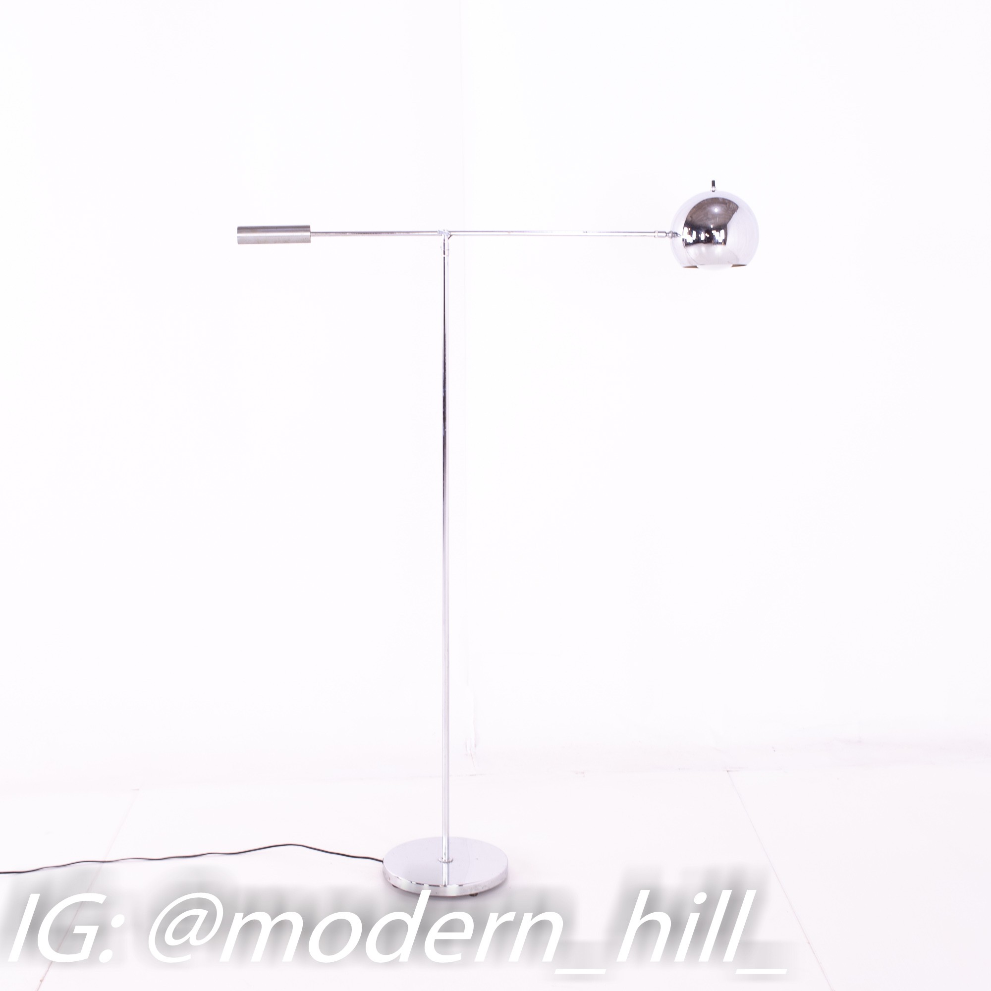 Images | Mid Century Modern Furniture - Mid Century Furniture Chicago Robert Sonneman Style Mid Century Chrome Globe Floor Lamp