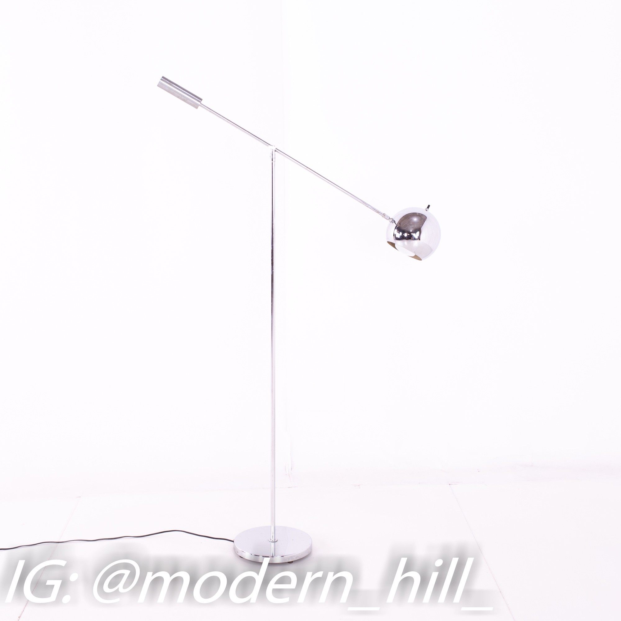Images | Mid Century Modern Furniture - Mid Century Furniture Chicago Robert Sonneman Style Mid Century Chrome Globe Floor Lamp
