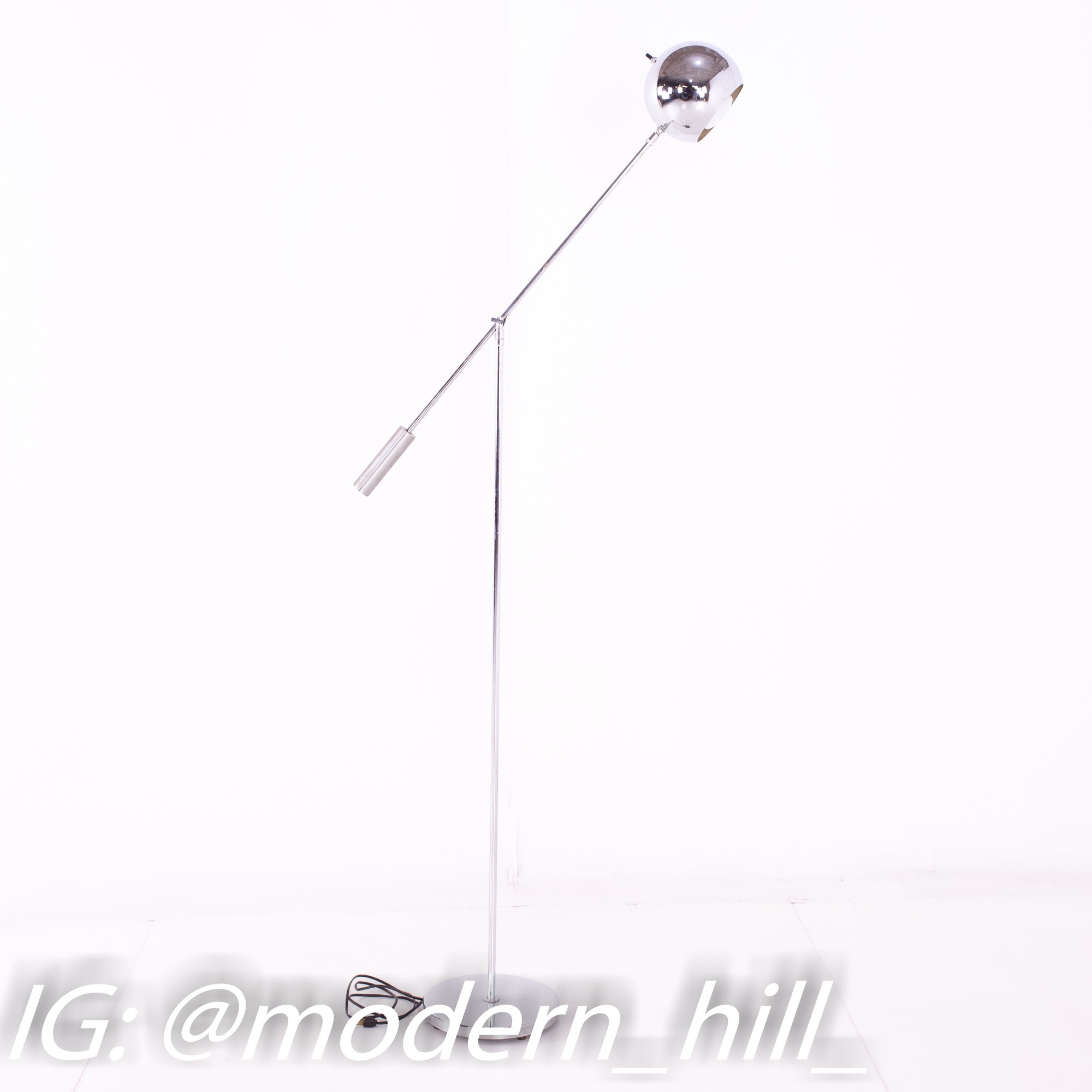 Images | Mid Century Modern Furniture - Mid Century Furniture Chicago Robert Sonneman Style Mid Century Chrome Globe Floor Lamp