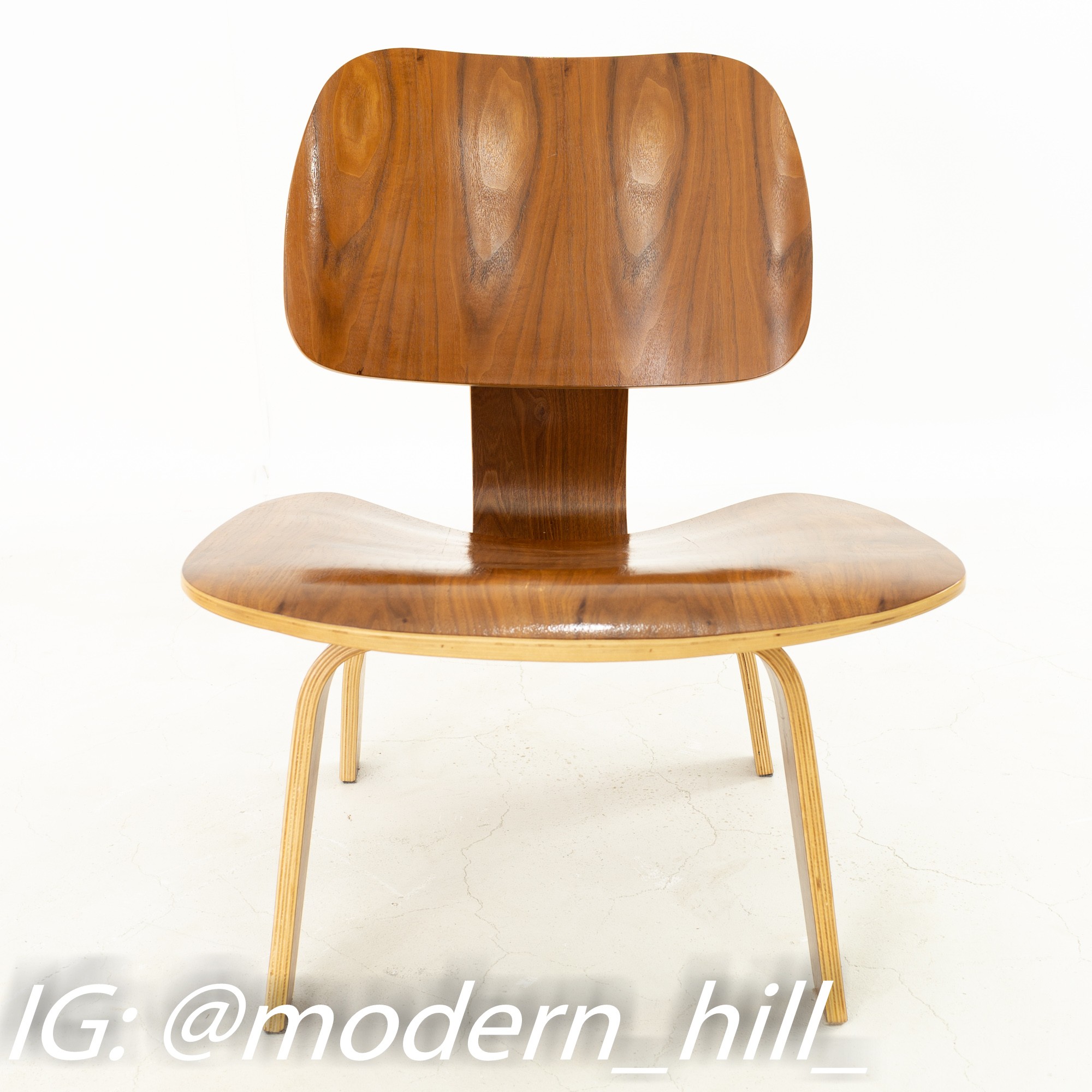 Images | Mid Century Modern Furniture - Mid Century Furniture Chicago Charles and Ray Eames Style Mid Century Walnut Lcw Occasional Lounge Chairs - Pair
