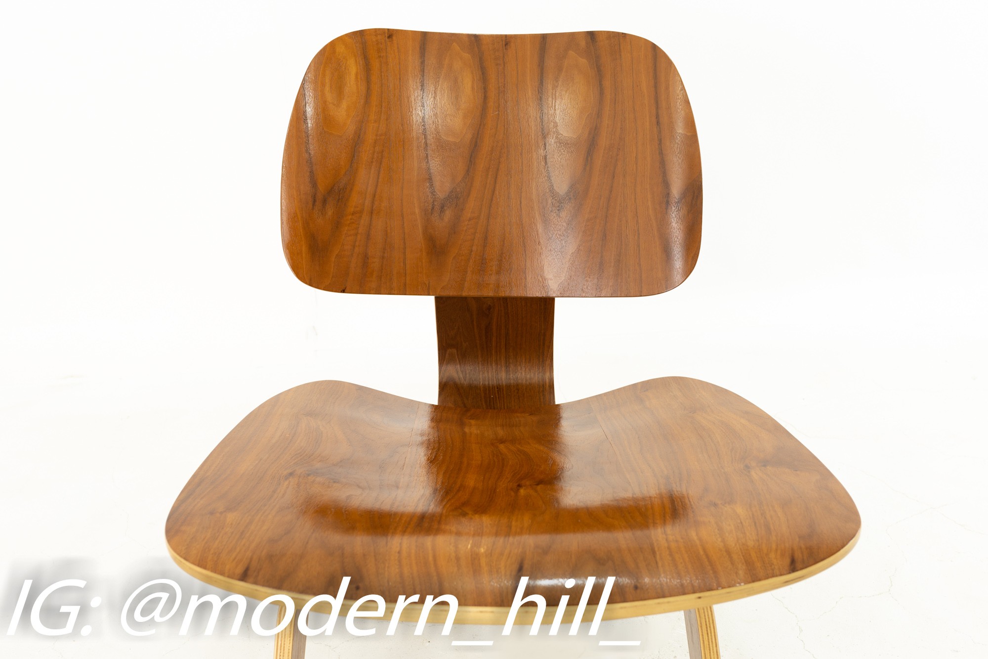Images | Mid Century Modern Furniture - Mid Century Furniture Chicago Charles and Ray Eames Style Mid Century Walnut Lcw Occasional Lounge Chairs - Pair