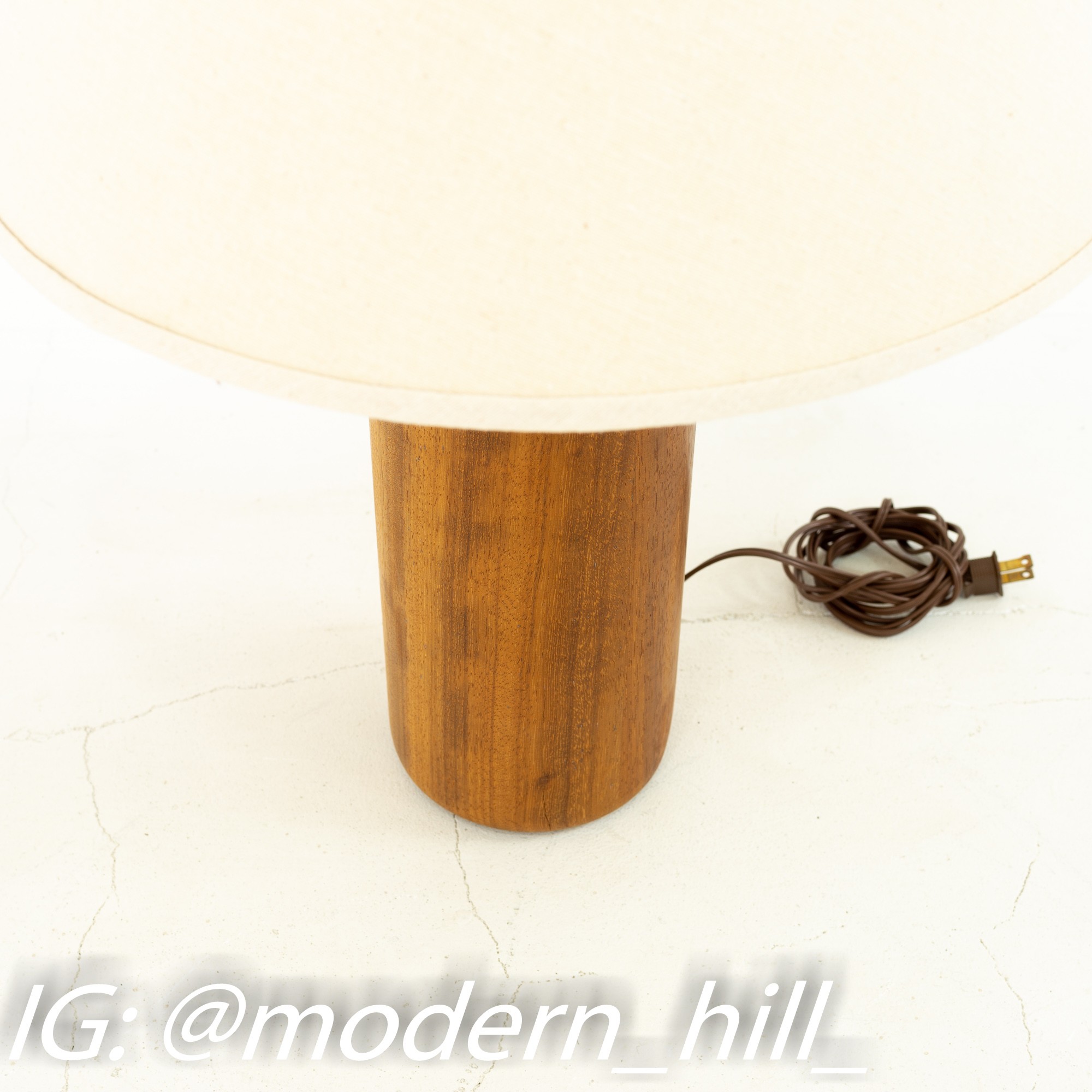 Danish Mid Century Teak Table Lamp