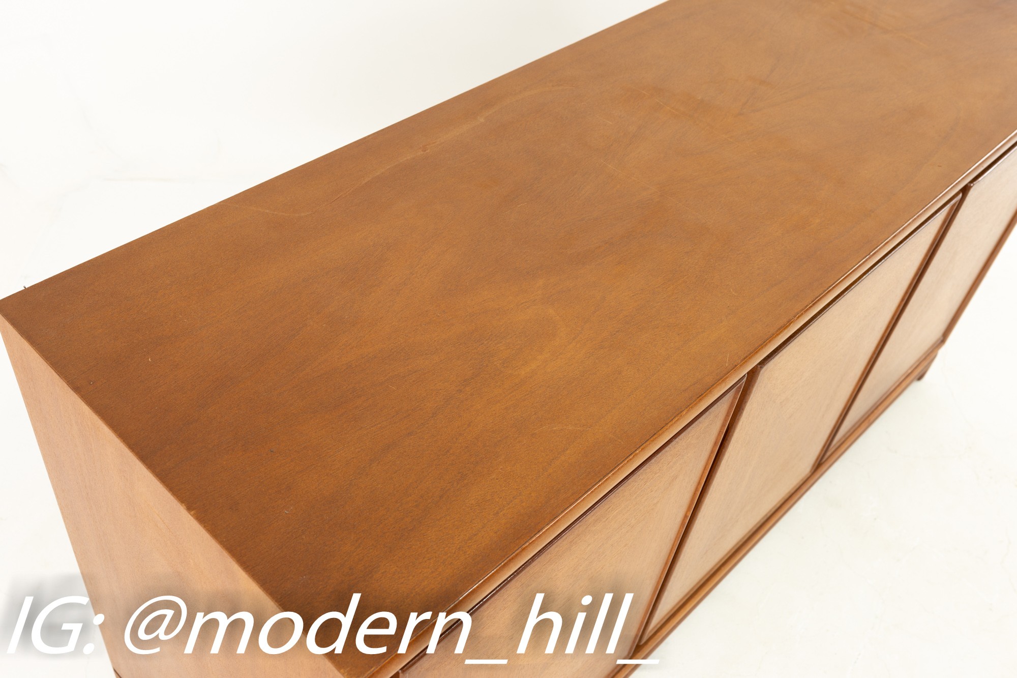 Paul Laszlo Style Stewartstown Furniture Mid Century Buffet Sideboard Credenza