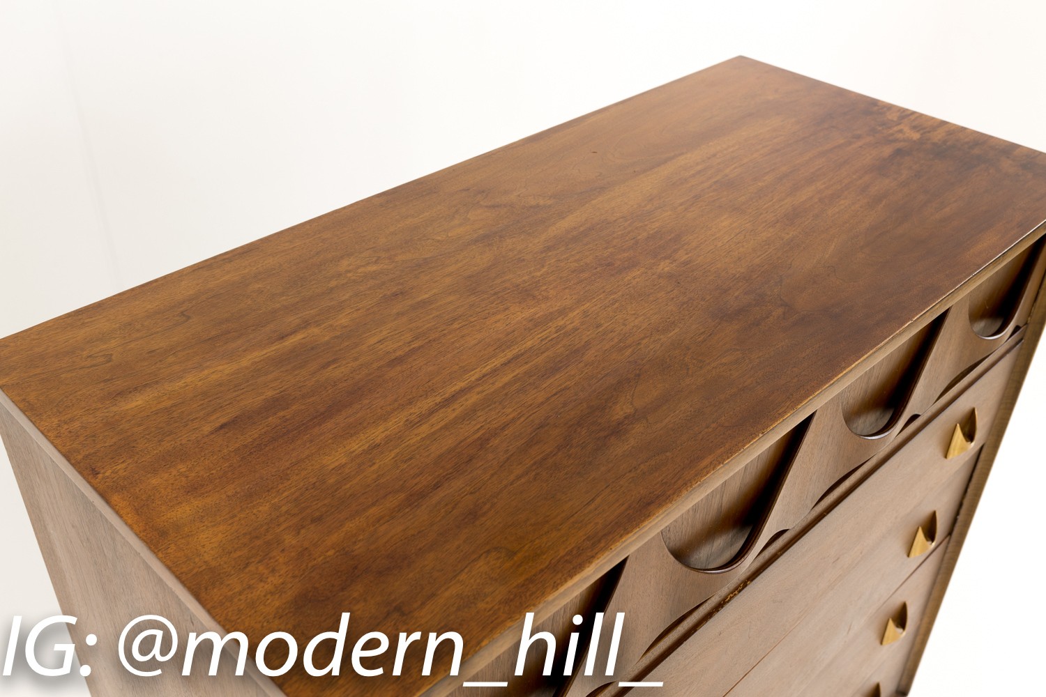 Broyhill Brasilia Mid Century Highboy Dresser Chest -11066