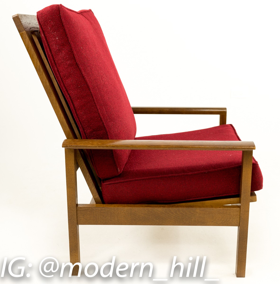 Mid-century High Back Lounge Chairs