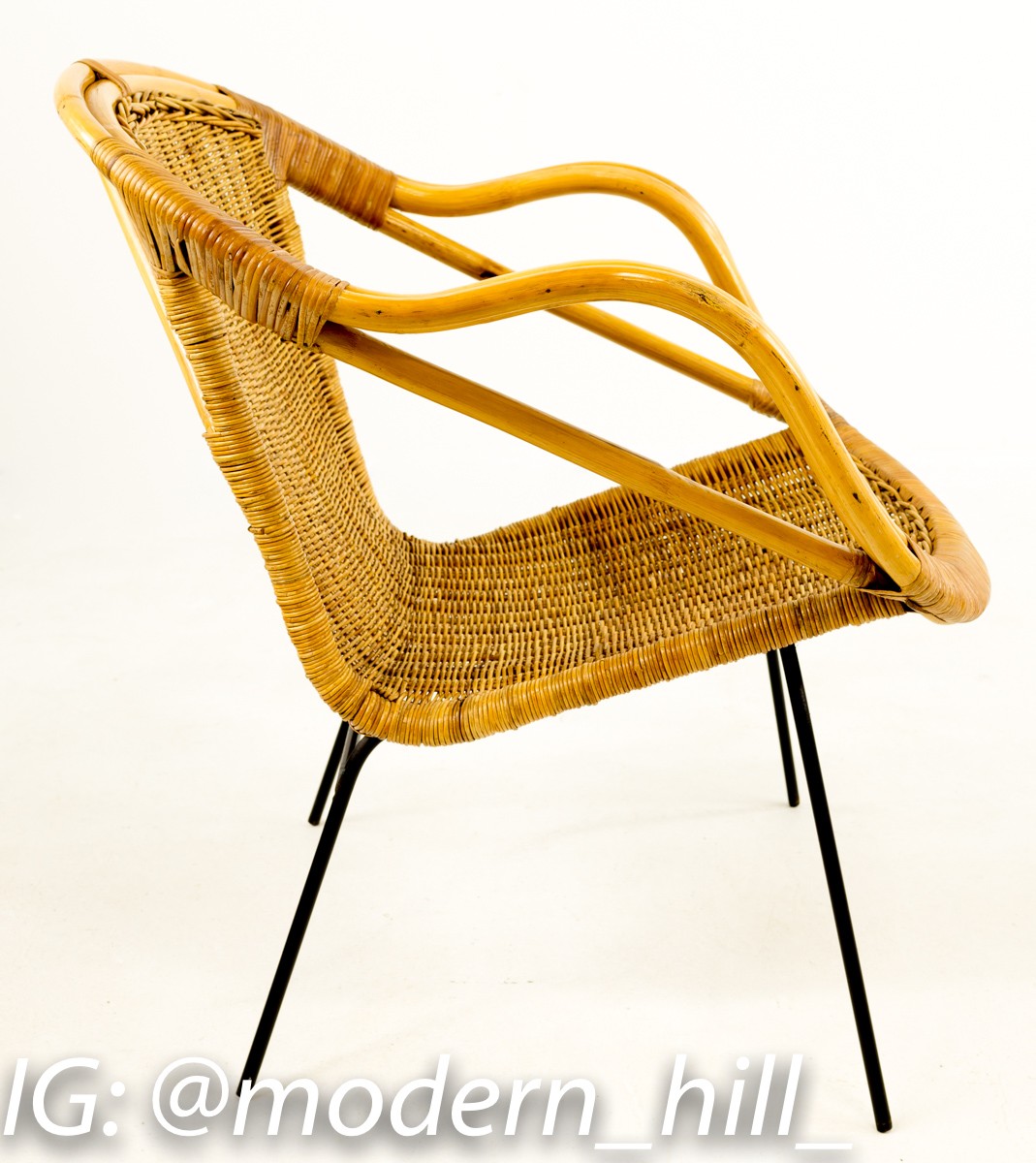 Arthur Umanoff Style Mid Century Lounge Chairs