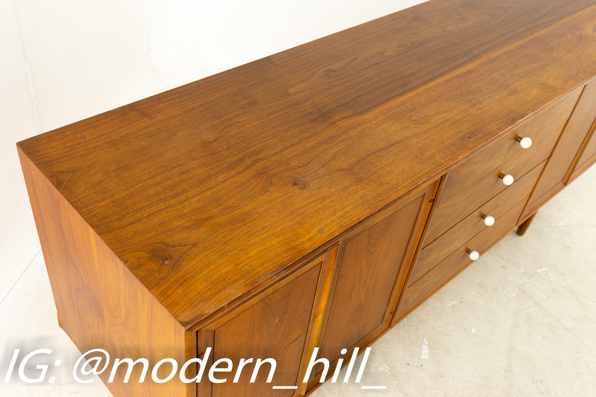 Images | Mid Century Modern Furniture - Mid Century Furniture Chicago Kipp Stewart for Drexel Mid Century Walnut Sideboard Credenza Buffet
