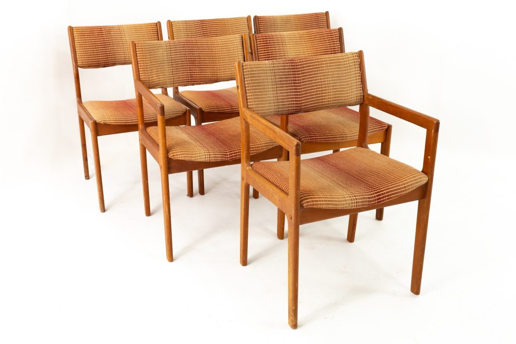 D-Scan Danish Mid Century Teak Dining Chairs – Set of 6 | Mid Century ...