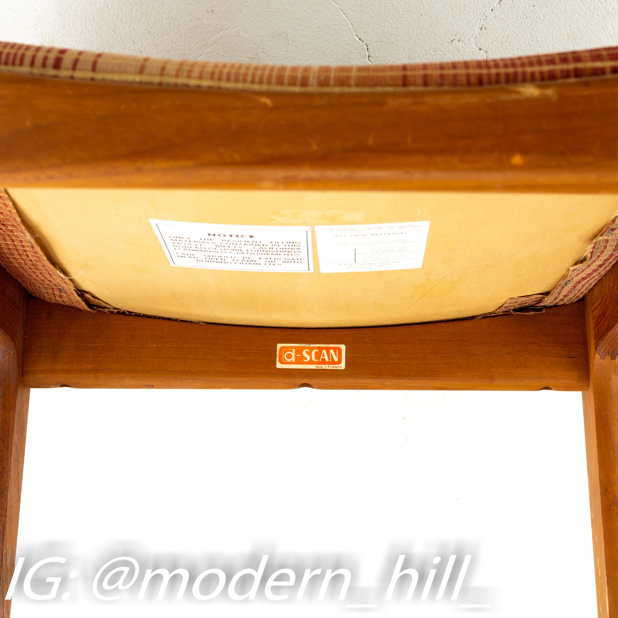 D-Scan Danish Mid Century Teak Dining Chairs - Set of 4