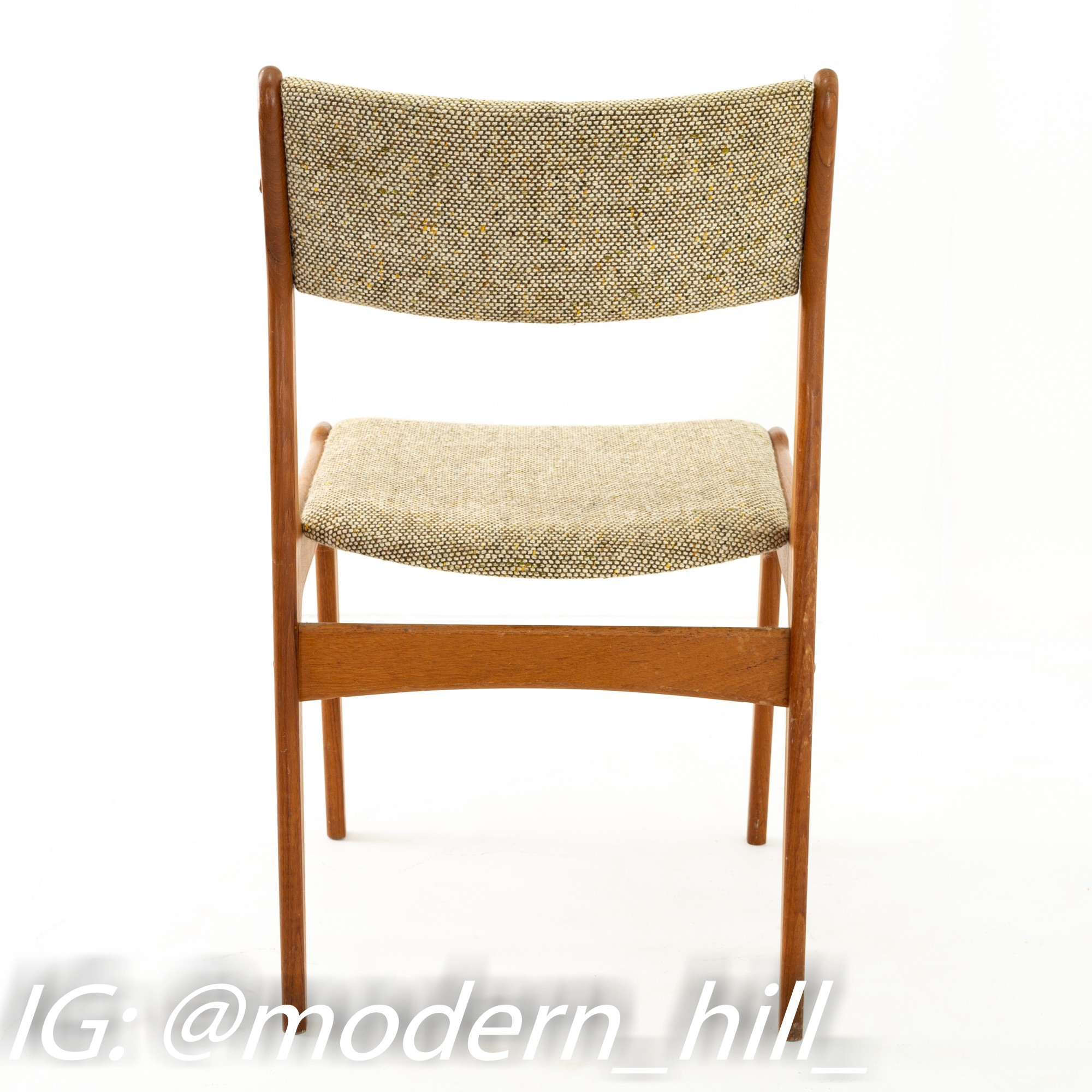 Images | Mid Century Modern Furniture - Mid Century Furniture Chicago Mid Century Teak Upholstered Dining Chairs - Pair