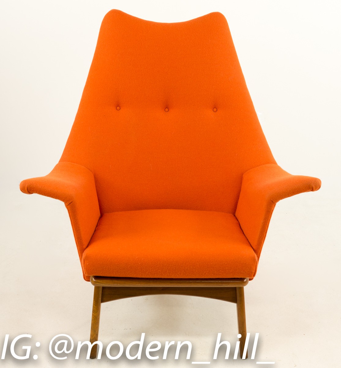 Adrian Pearsall 1611-c Wingback Lounge Chair