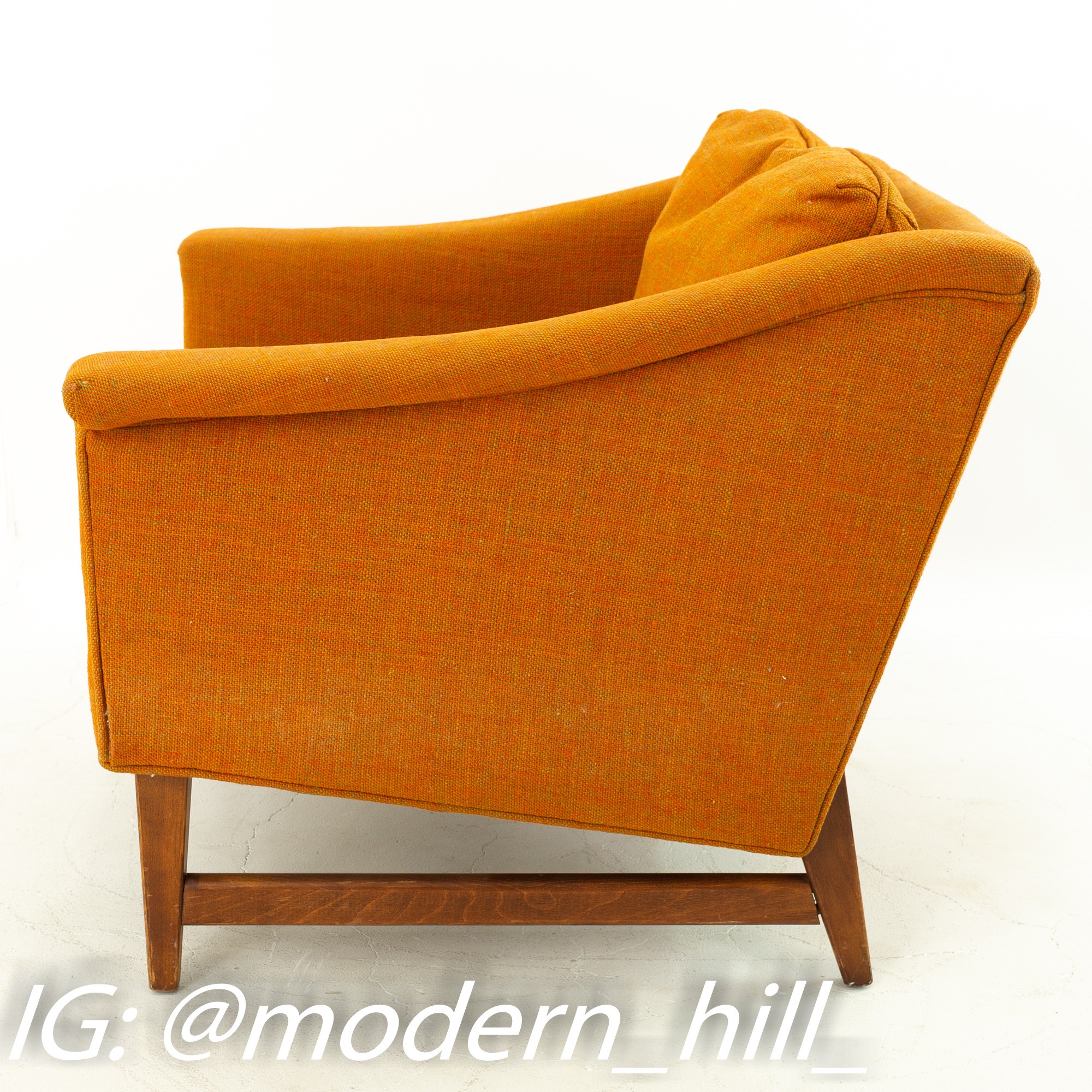 Selig Showcase Mid Century Upholstered Lounge Chair