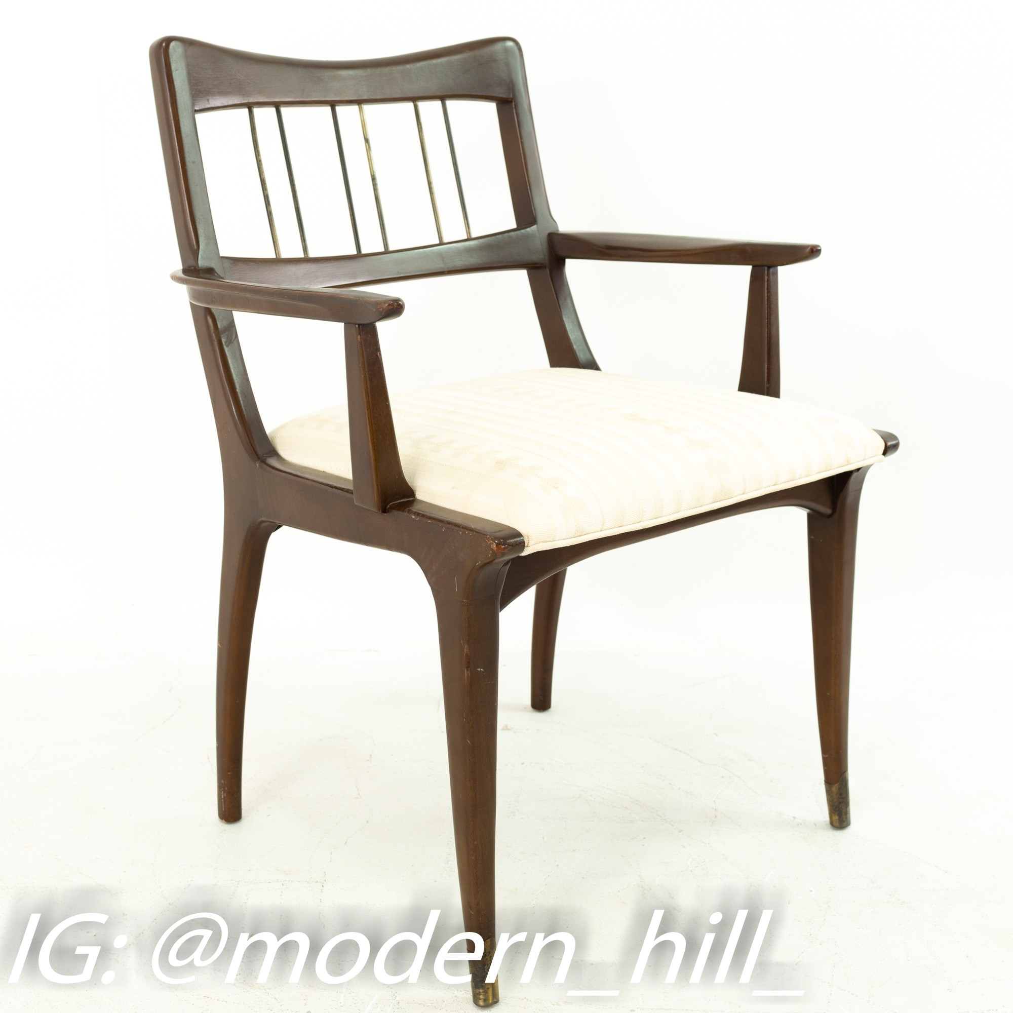 Images | Mid Century Modern Furniture - Mid Century Furniture Chicago Paul Mccobb Style Mid Century Dark Walnut Dining Chairs - Set of 4