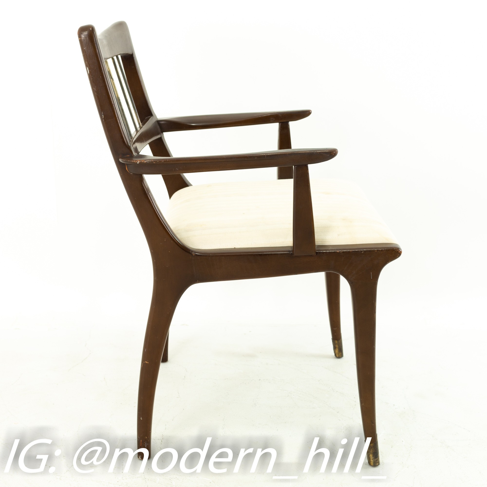 Images | Mid Century Modern Furniture - Mid Century Furniture Chicago Paul Mccobb Style Mid Century Dark Walnut Dining Chairs - Set of 4