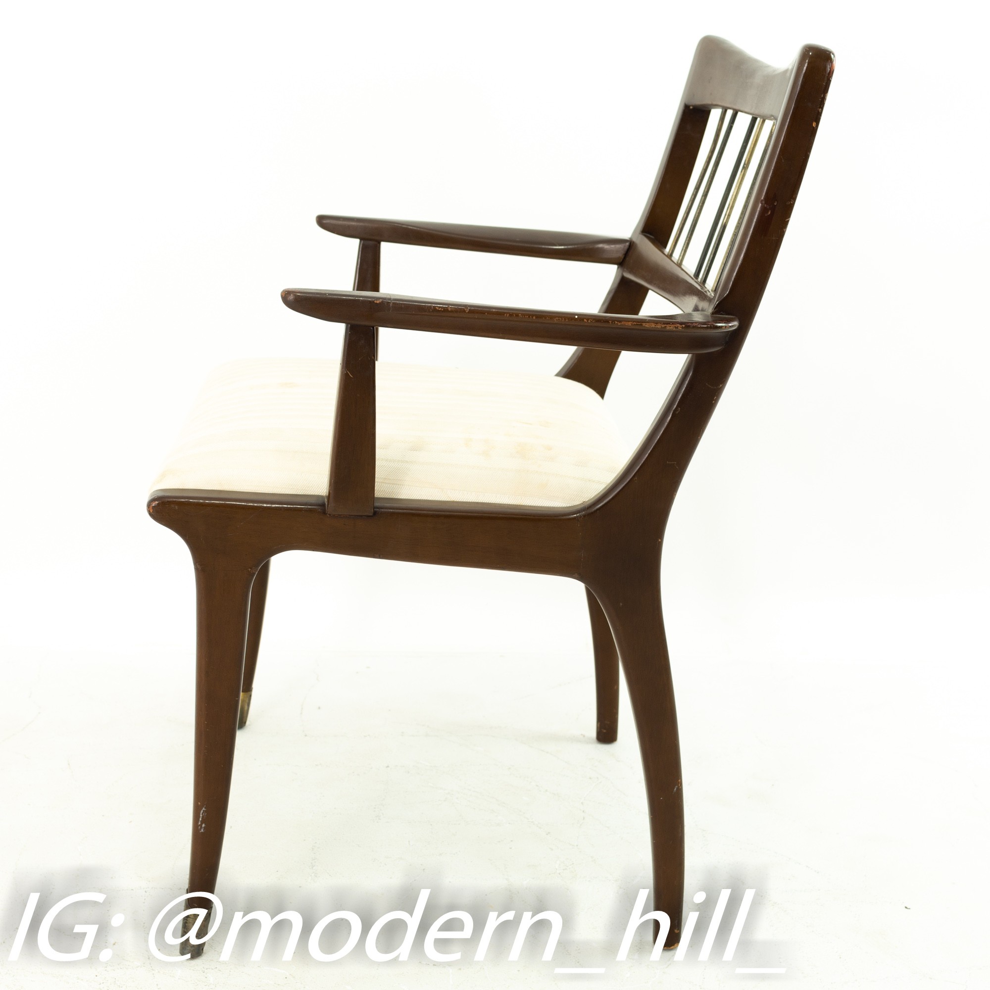 Images | Mid Century Modern Furniture - Mid Century Furniture Chicago Paul Mccobb Style Mid Century Dark Walnut Dining Chairs - Set of 4