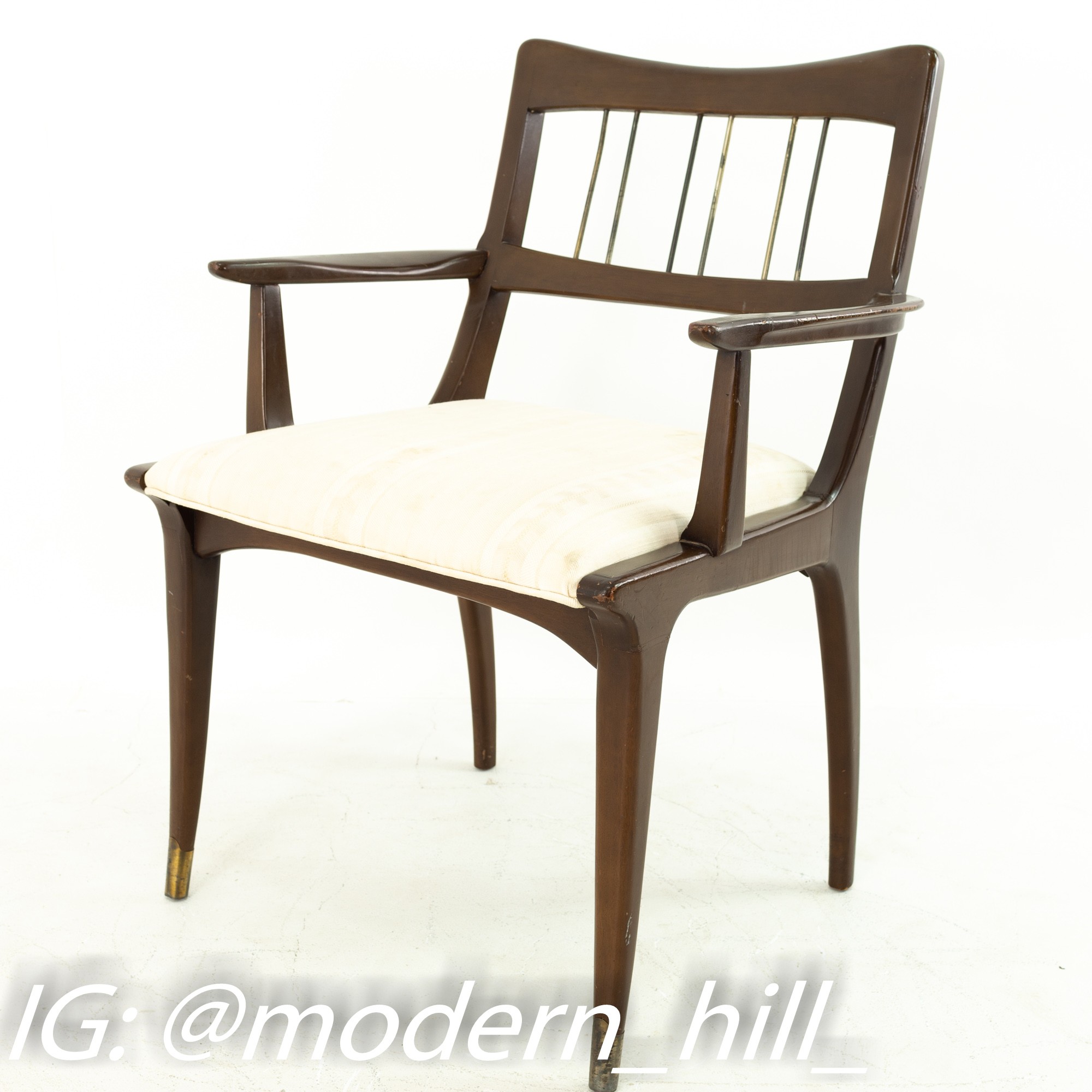 Images | Mid Century Modern Furniture - Mid Century Furniture Chicago Paul Mccobb Style Mid Century Dark Walnut Dining Chairs - Set of 4