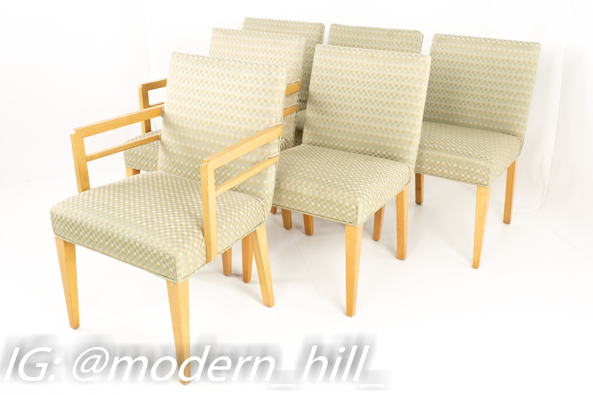 Robsjohn Gibbings for Widdicomb Mid Century Mahogany Dining Chairs - Set of 6