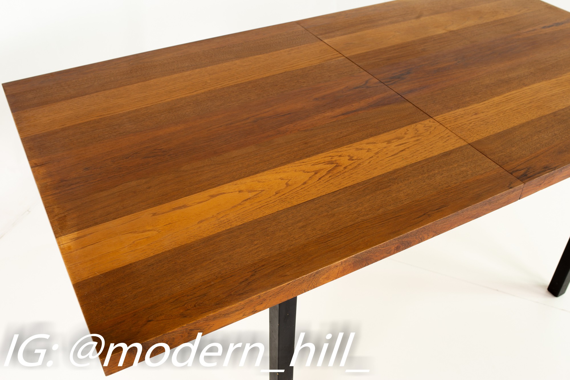 Milo Baughman for Directional Mid Century Multi-wood Rosewood Walnut and Ash Dining Table (matte Finish)