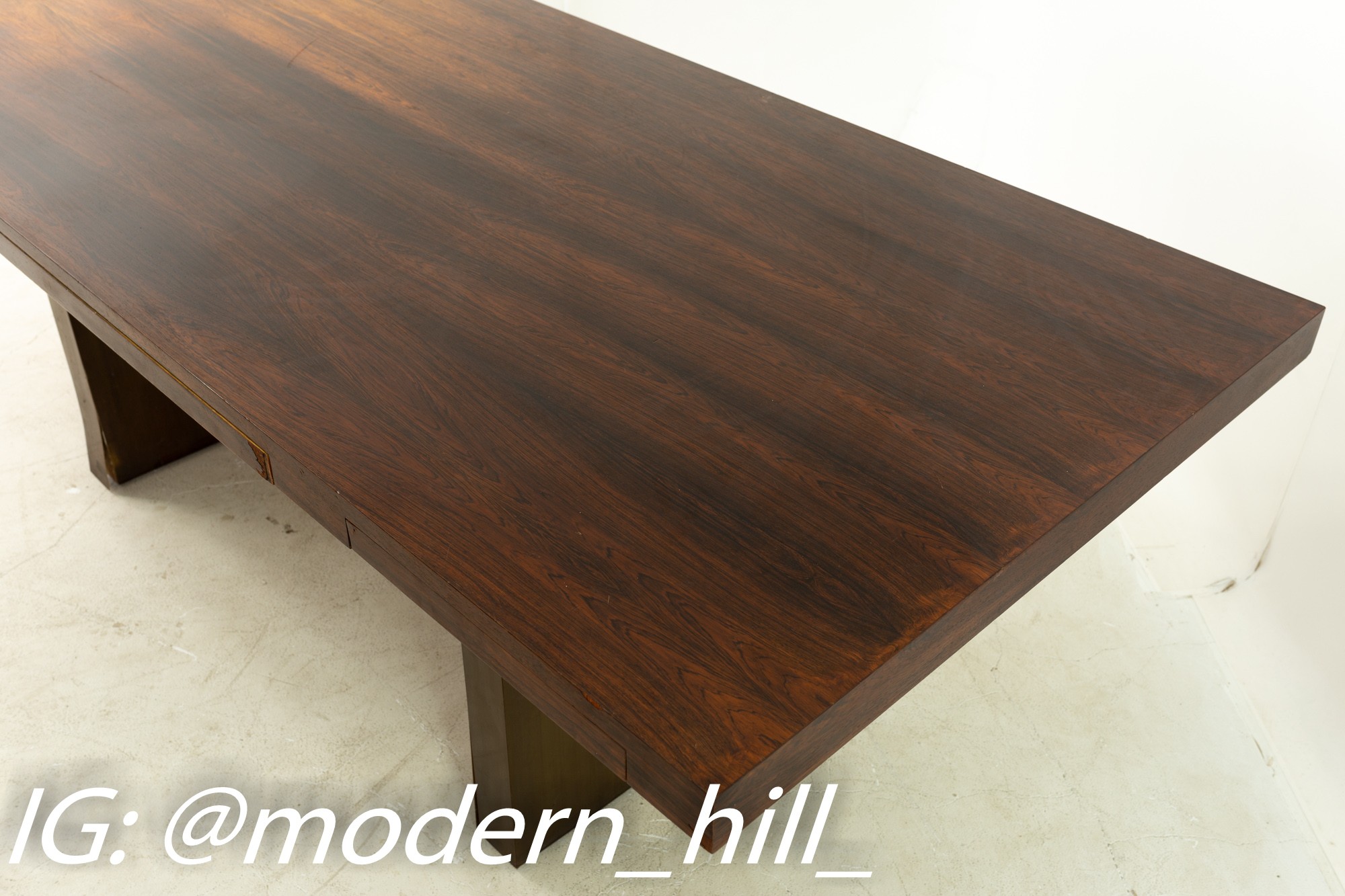 Images | Mid Century Modern Furniture - Mid Century Furniture Chicago Edward Wormley for Dunbar Mid Century Rosewood and Bronze Executive Desk