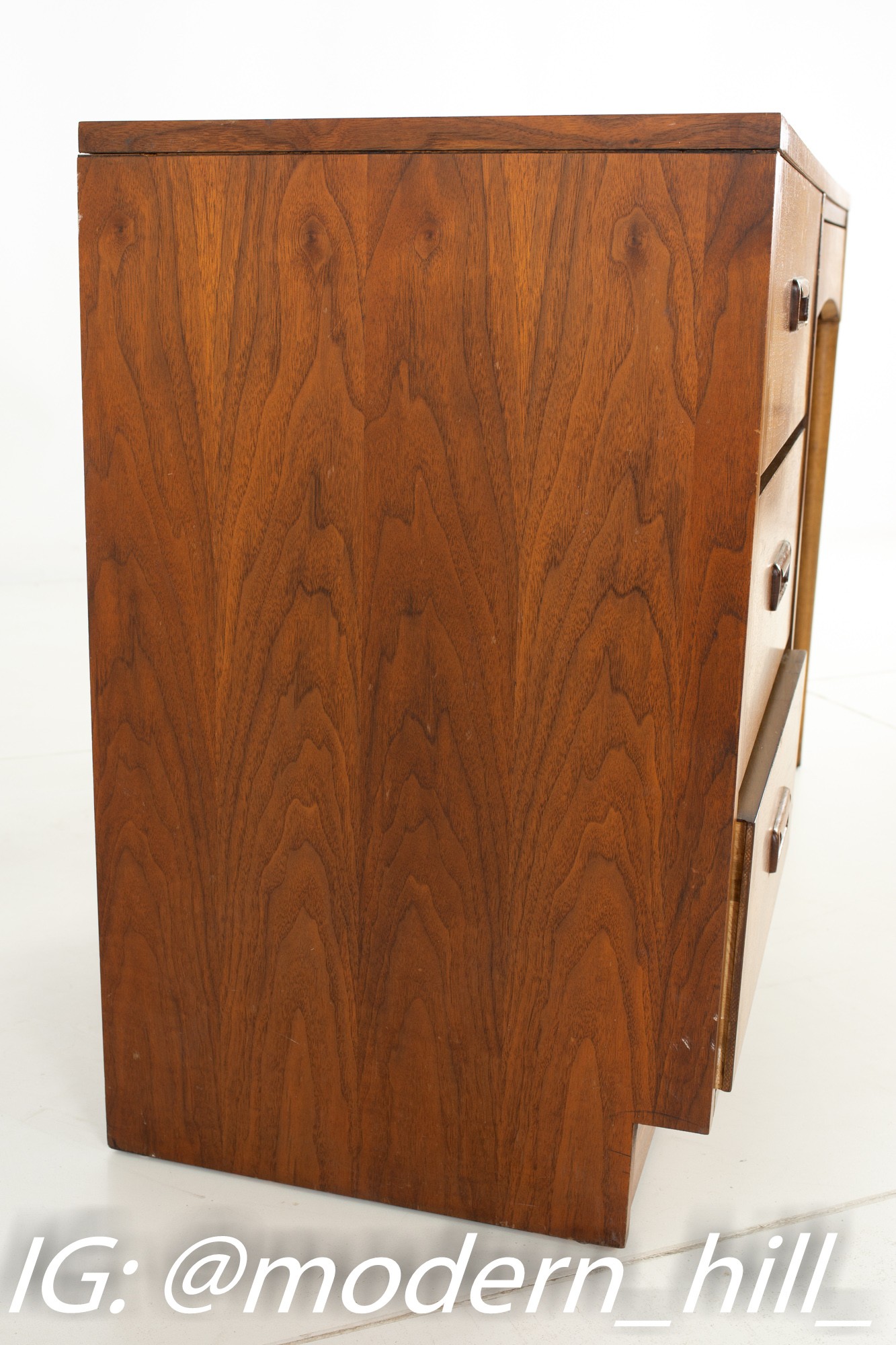 Images | Mid Century Modern Furniture - Mid Century Furniture Chicago Andre Bus for Lane Acclaim Mid Century Dovetail Walnut and Formica Single Sided Desk