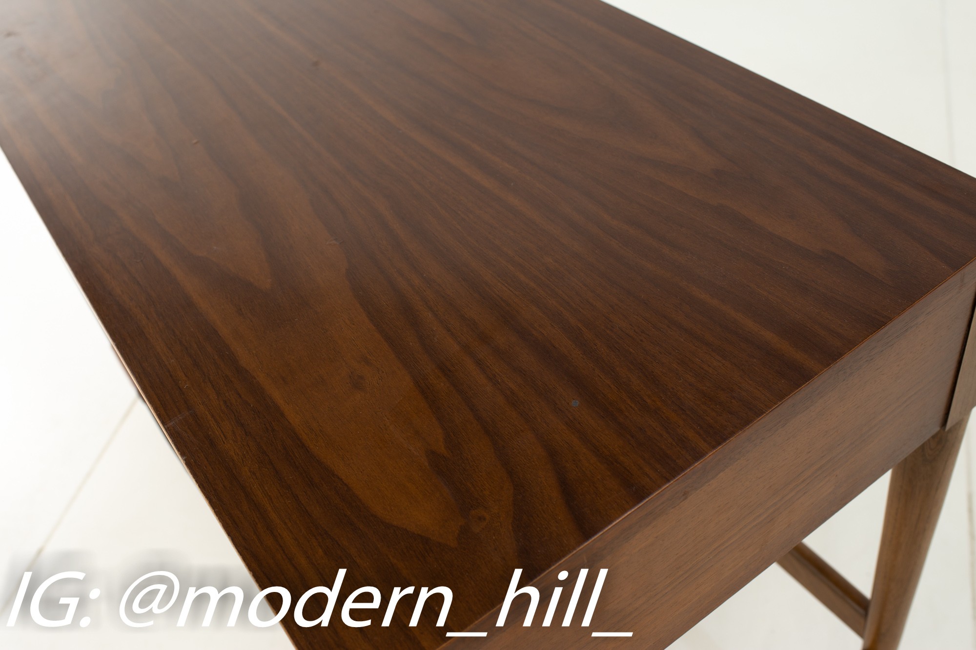 Images | Mid Century Modern Furniture - Mid Century Furniture Chicago Andre Bus for Lane Acclaim Mid Century Dovetail Walnut and Formica Single Sided Desk
