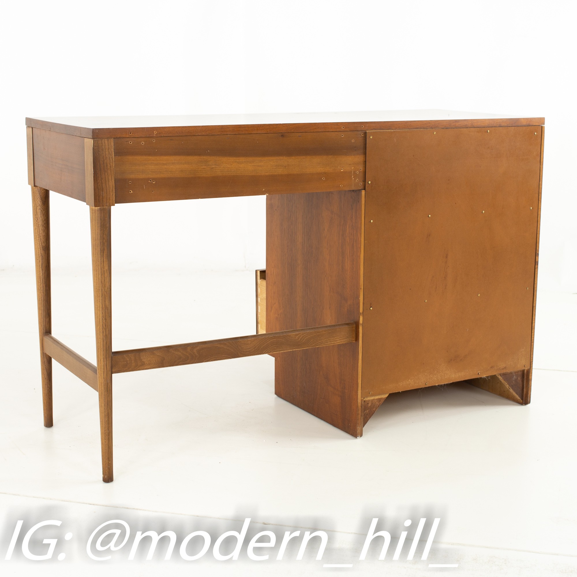 Images | Mid Century Modern Furniture - Mid Century Furniture Chicago Andre Bus for Lane Acclaim Mid Century Dovetail Walnut and Formica Single Sided Desk